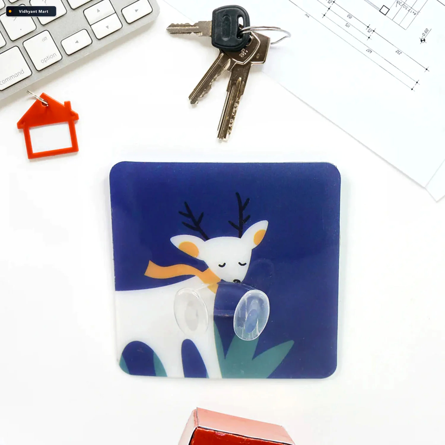 Vidhyant Mart Cartoon Animal Door Stopper Set Soft Wall Protecti 2