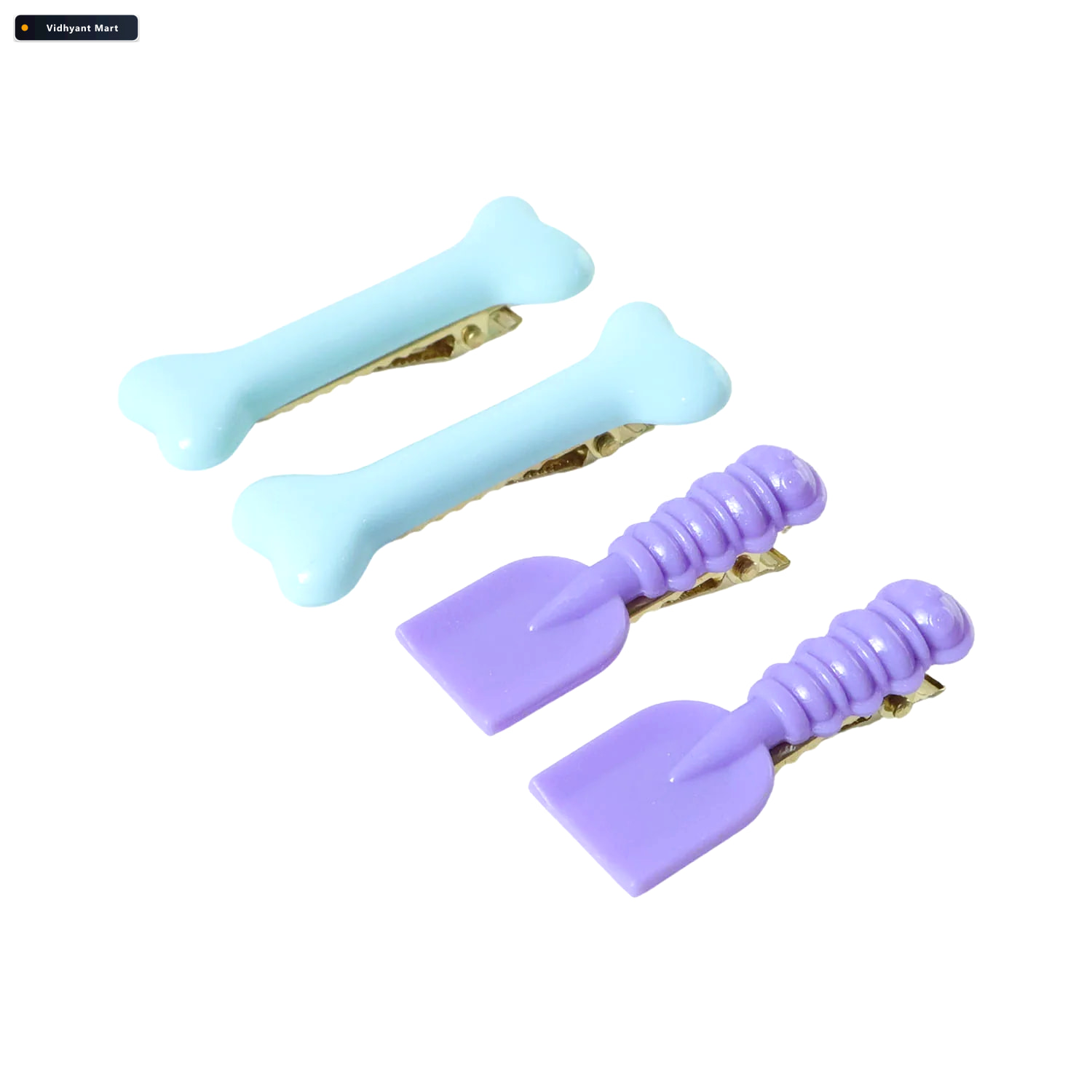 Vidhyant Mart Cartoon Hair Clip Set Cute Lightweight 4 Piece For 4