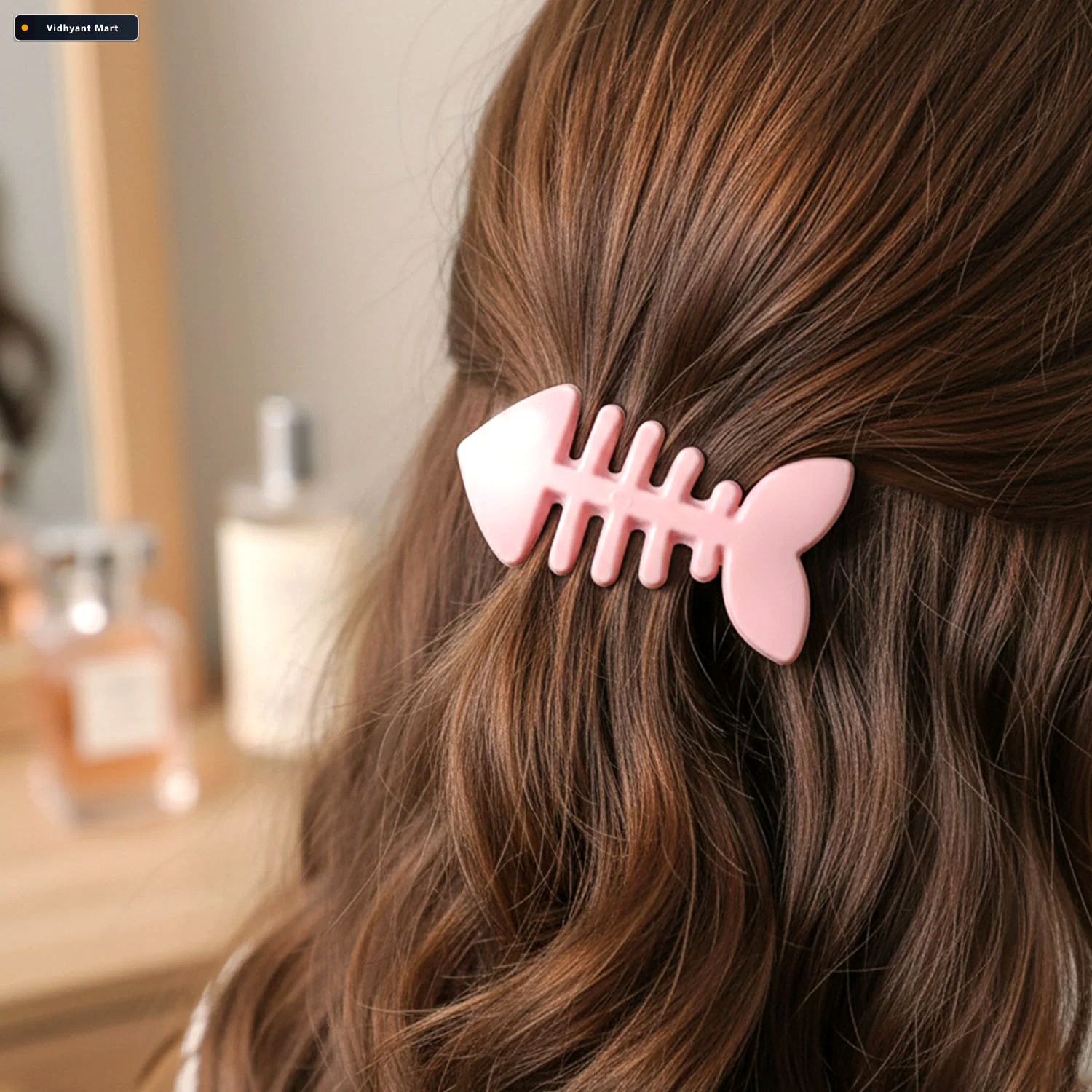 Vidhyant Mart Cartoon Hair Clips Playful Secure 4 Pc Hair Access 3