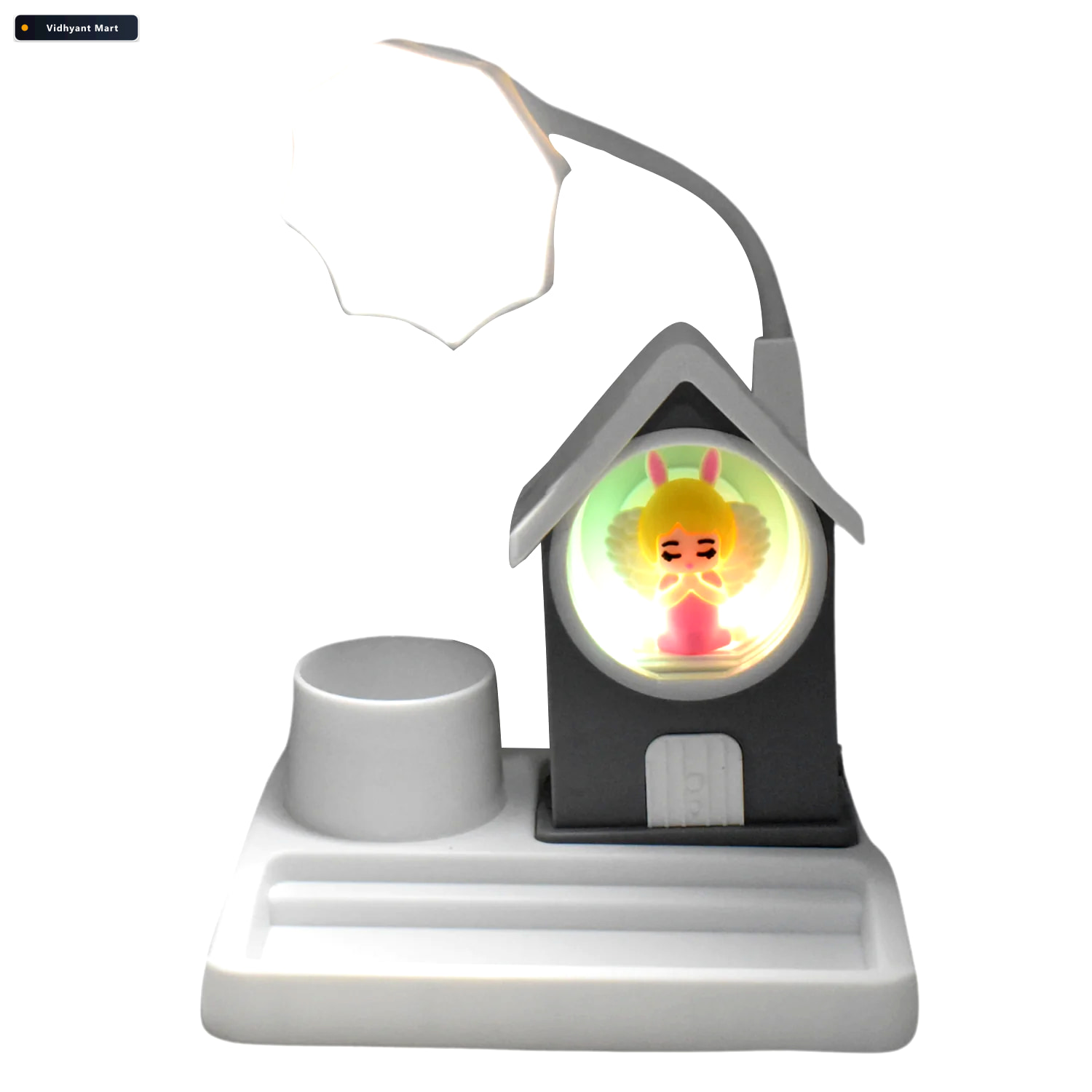 Vidhyant Mart Cartoon Led Desk Lamp Eye Protection Multi Color D 3