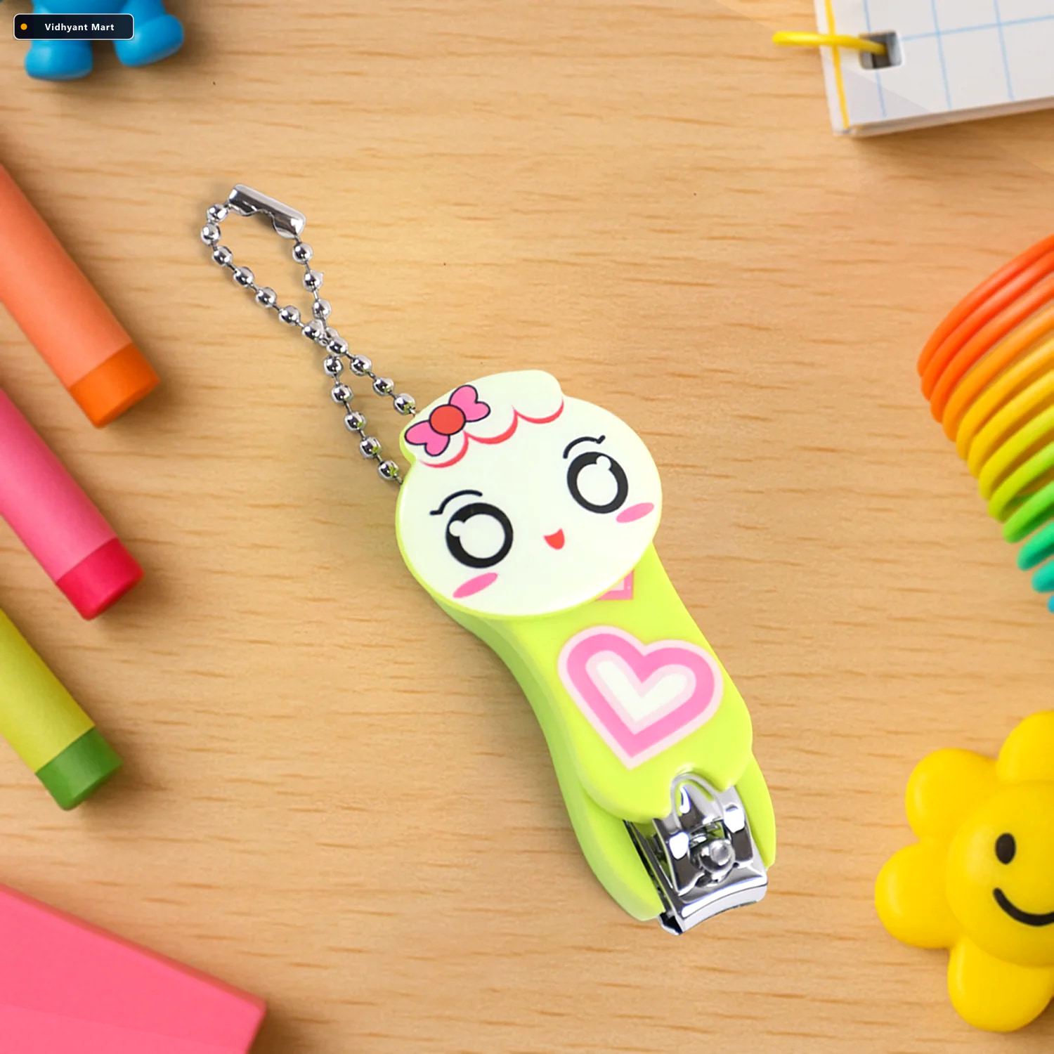 Vidhyant Mart Cartoon Nail Clipper Portable Keychain Nail Cutter 3