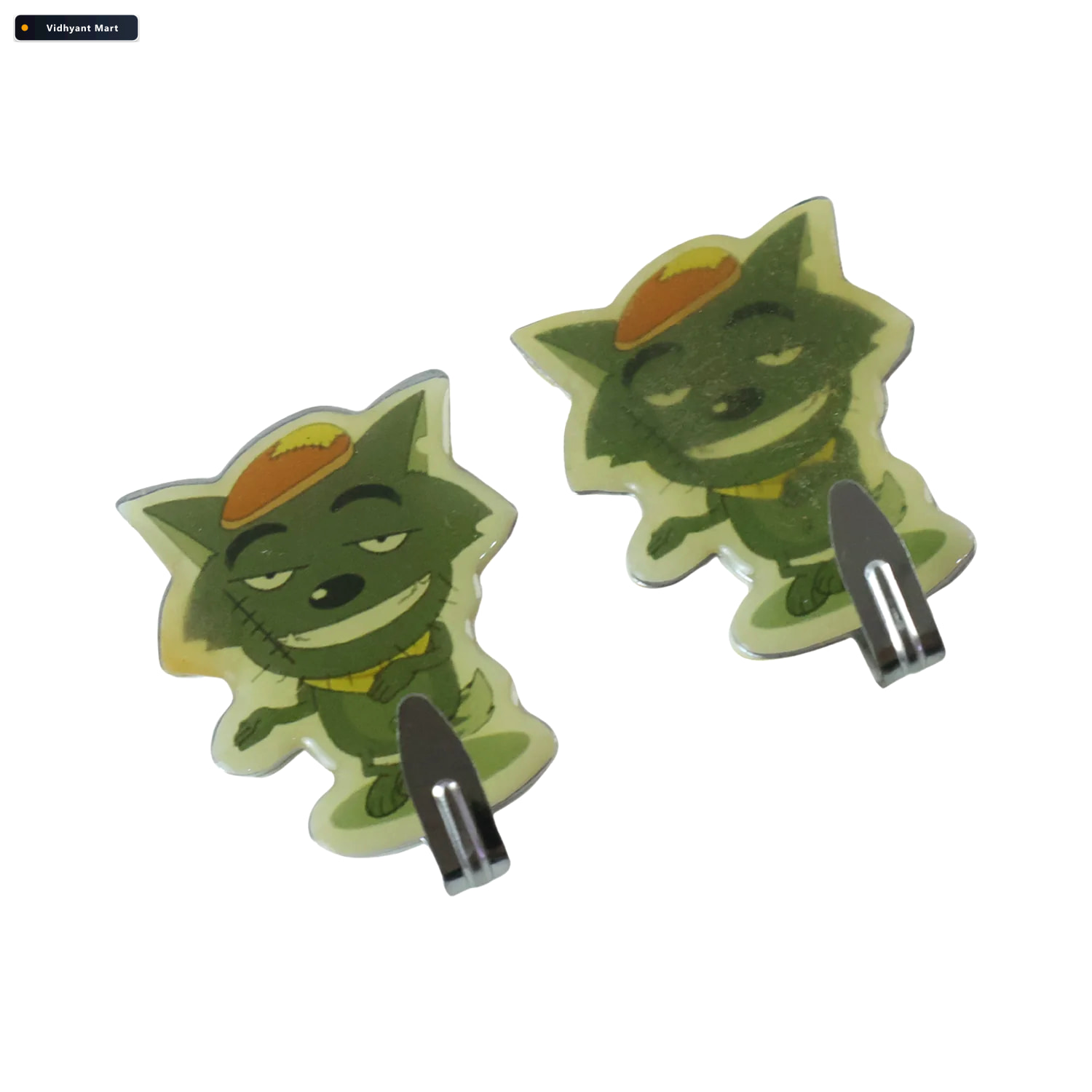 Vidhyant Mart Cartoon Self Adhesive Wall Hooks For Kitchen Mixed 4