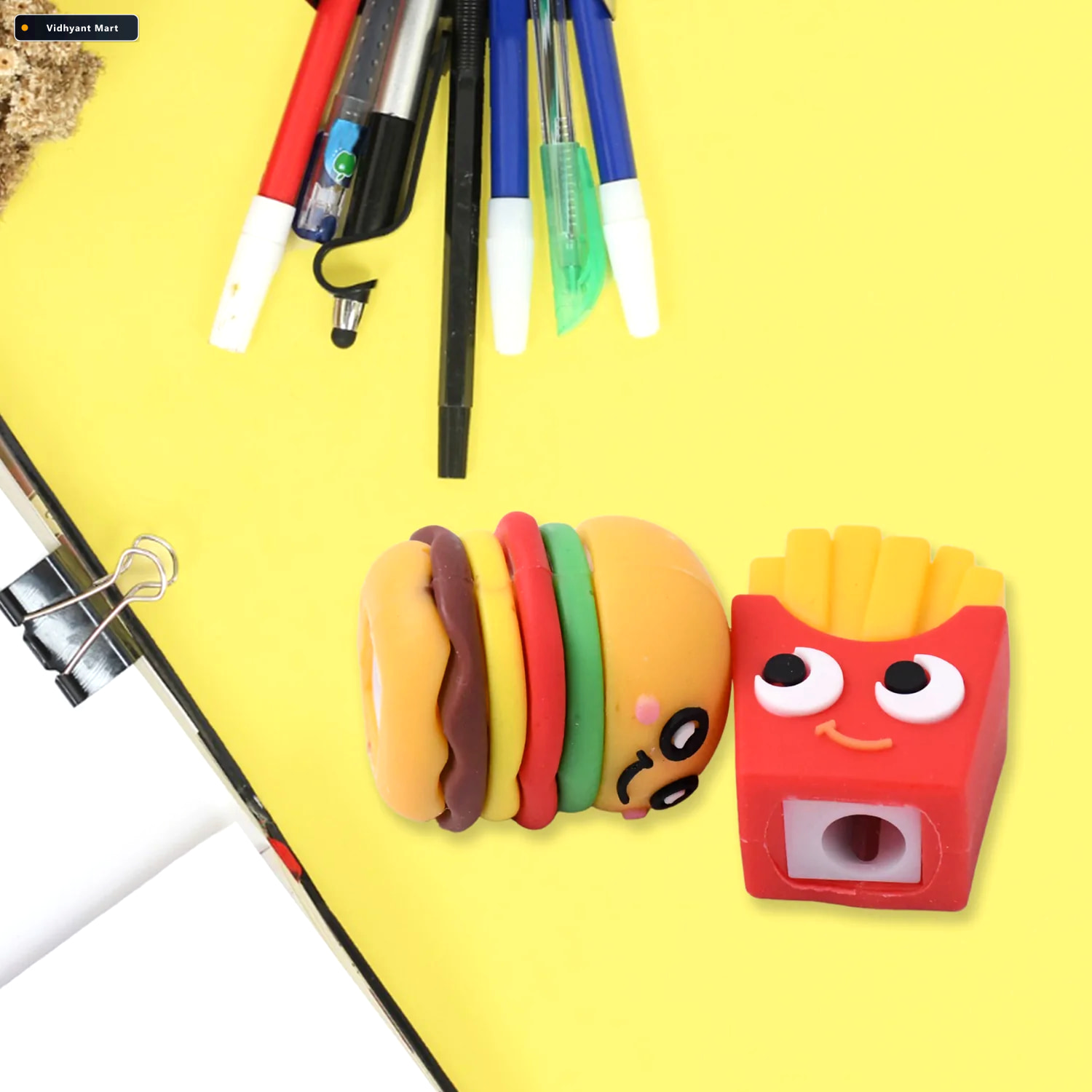 Vidhyant Mart Cartoon Shaped Pencil Sharpener Fun Compact Kids S 1