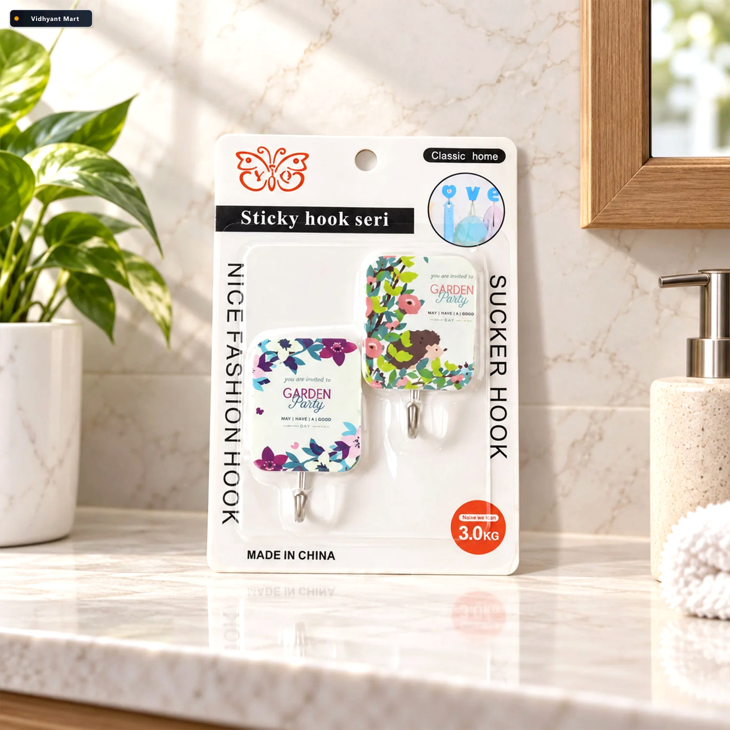 Vidhyant Mart Cartoon Sticky Hooks For Office Desk Cubicle And C 1