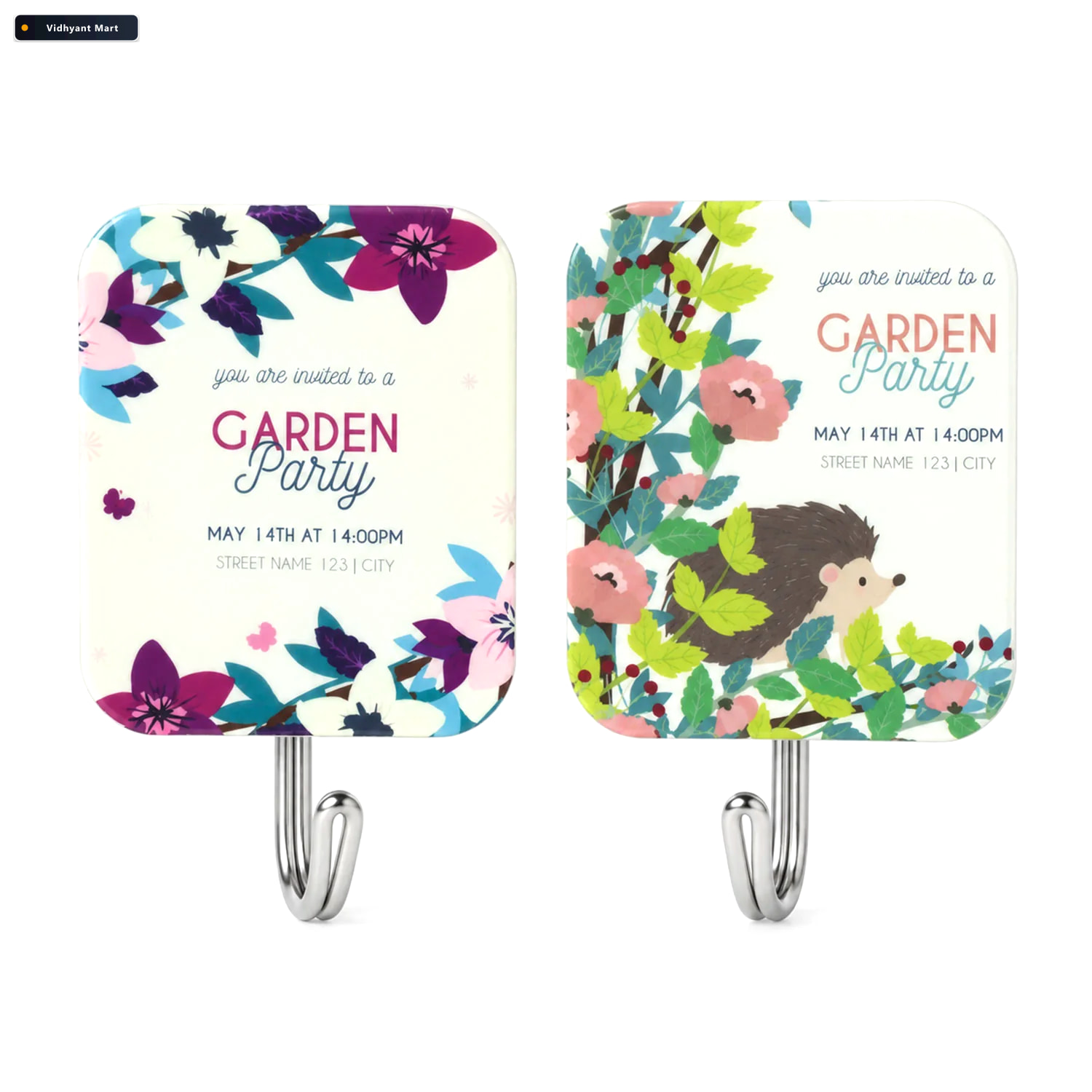 Vidhyant Mart Cartoon Sticky Hooks For Office Desk Cubicle And C 4