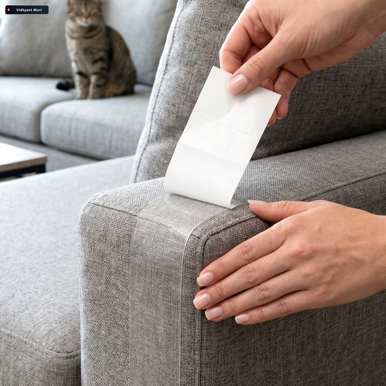 Vidhyant Mart Cat Scratch Furniture Protector Clear Anti Scratch 3
