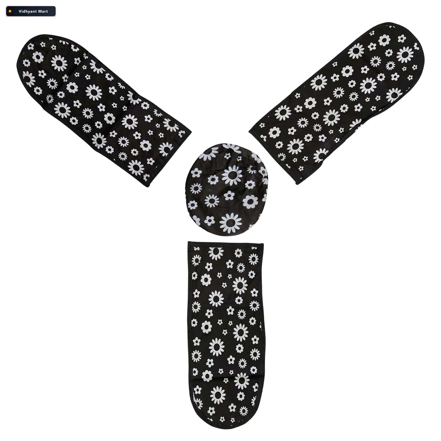 Vidhyant Mart Ceiling Fan Dust Covers Washable 4 In 1 Set For Co 4