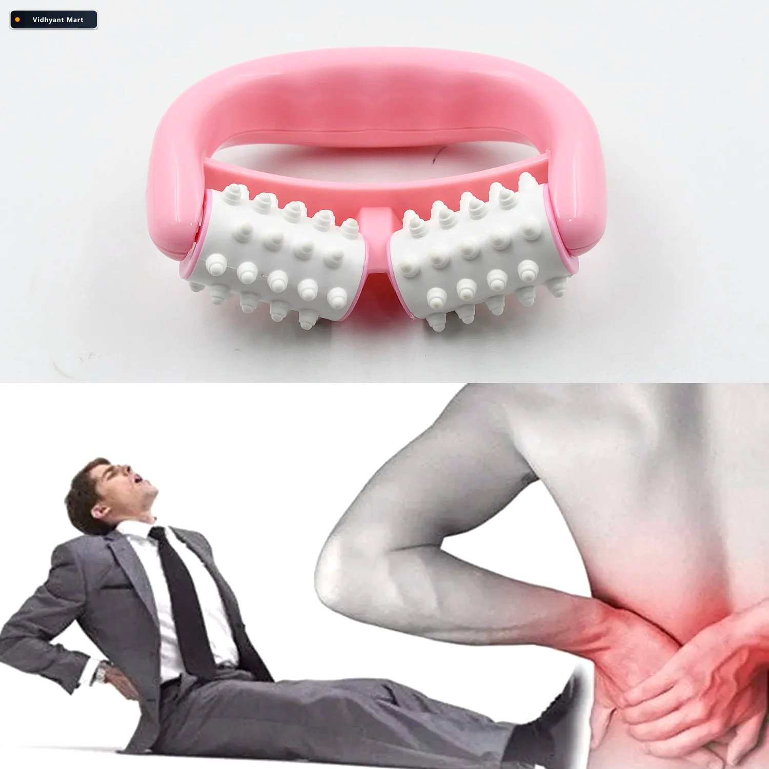 Vidhyant Mart Cellulite Roller Dual Action Muscle Pain Relief Ve 1