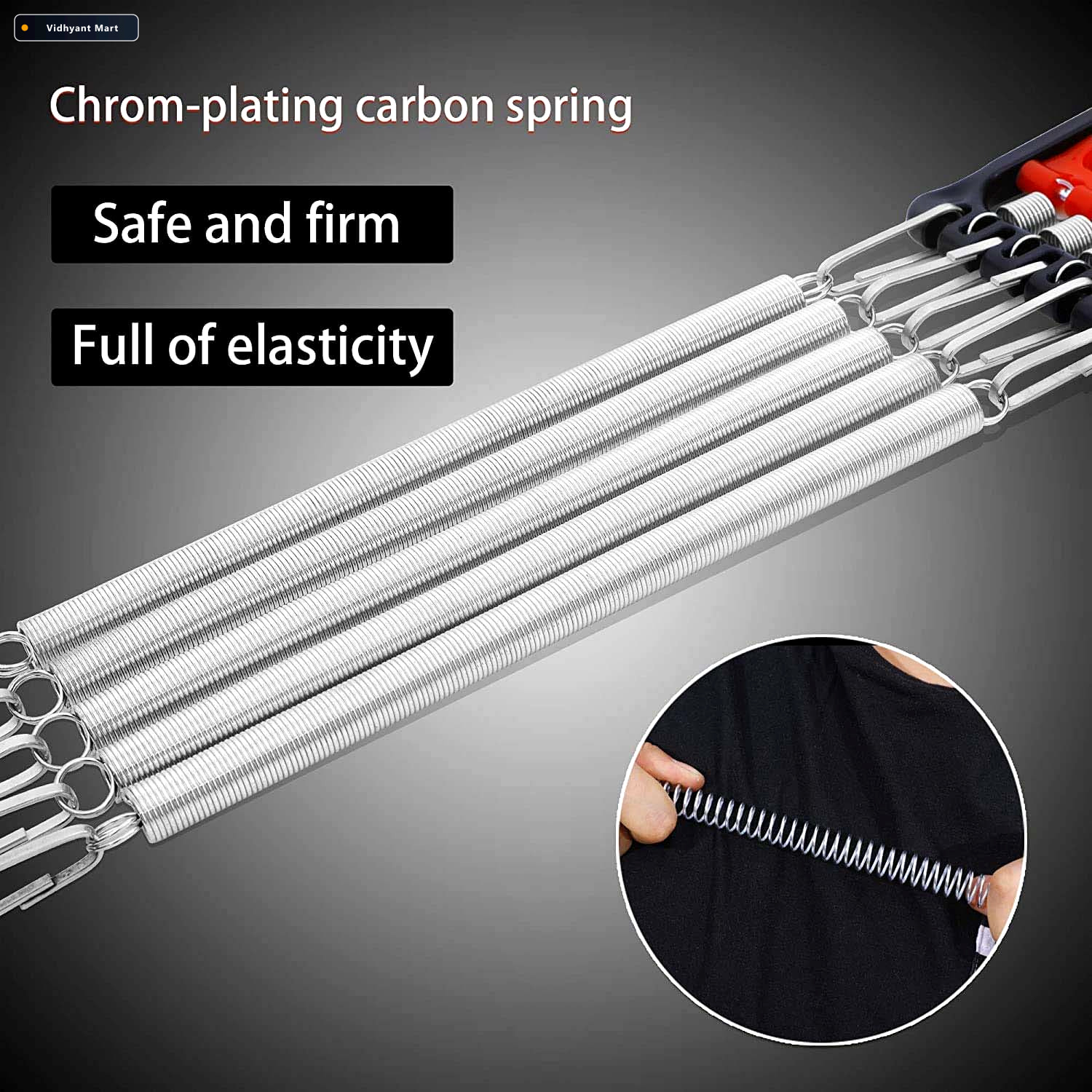 Vidhyant Mart Chest Expander With 5 Adjustable Springs Home Uppe 2