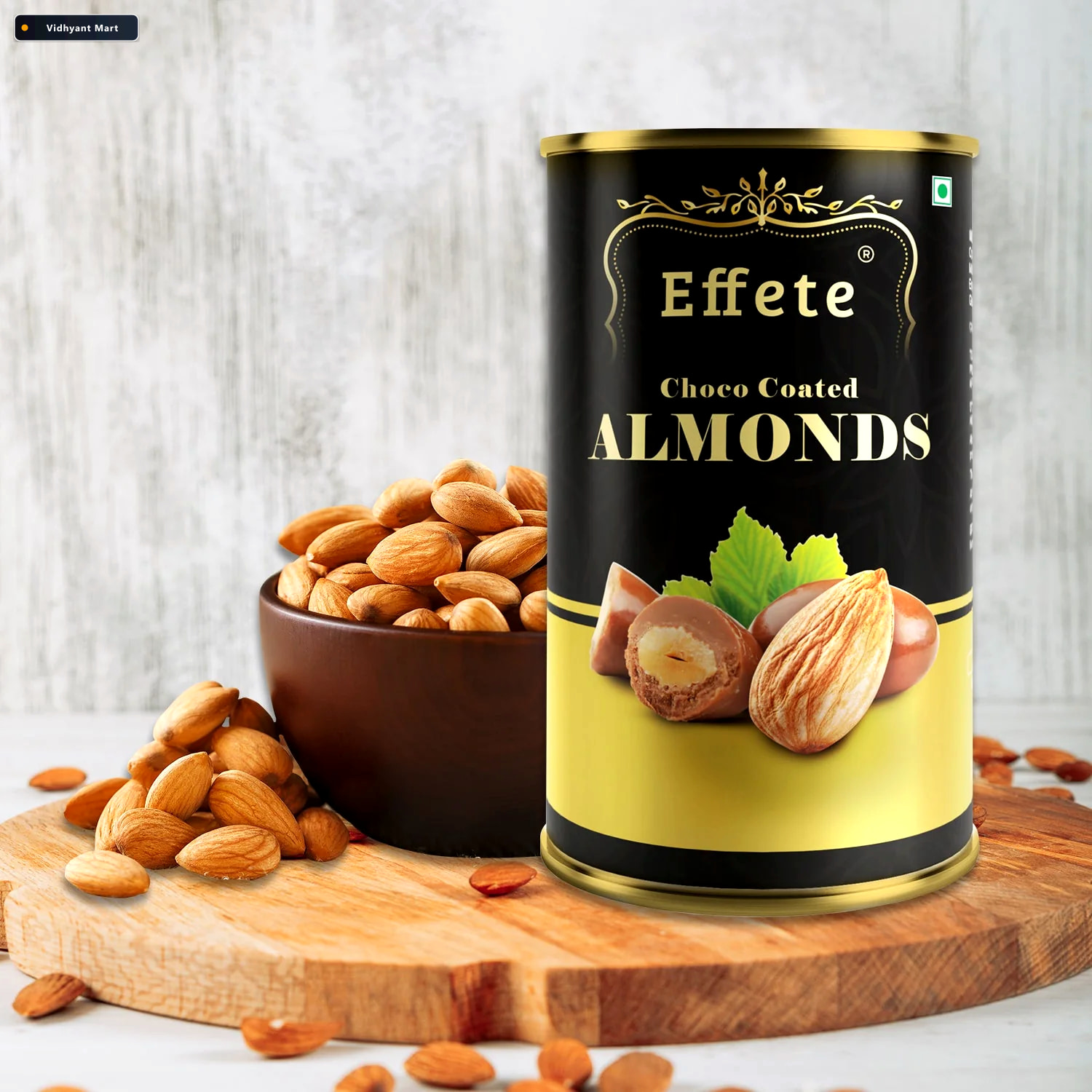 Vidhyant Mart Chocolate Coated Almonds Crunchy Delicious Premium 3