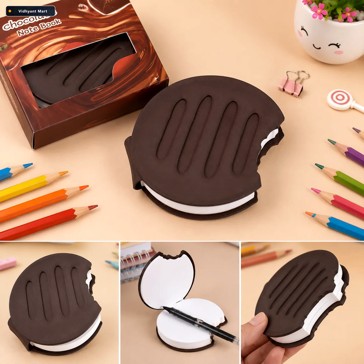 Vidhyant Mart Chocolate Diary For Kids Scented Fun Notebook Tiny 1