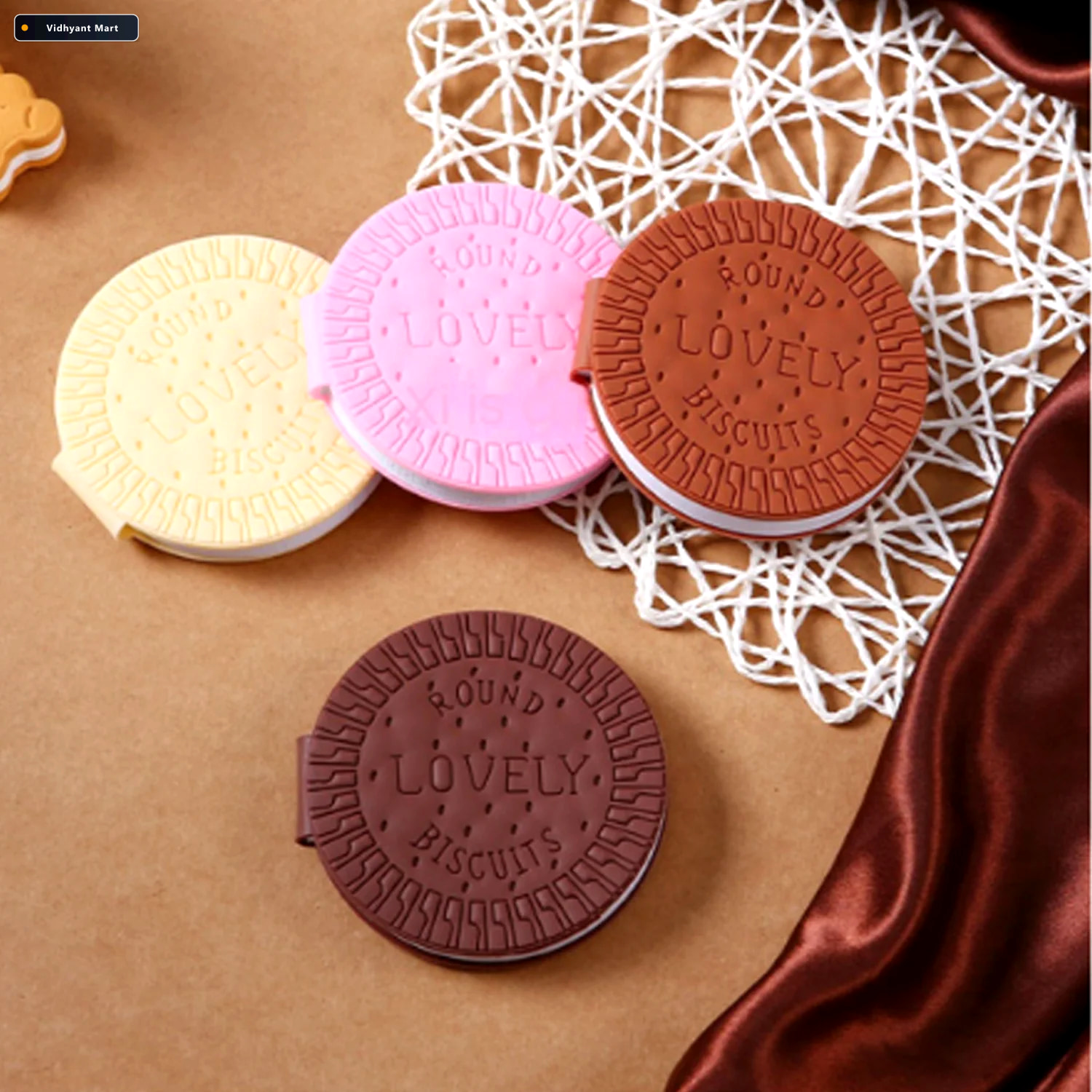 Vidhyant Mart Chocolate Scented Notebook Round 80 Page Diary Fol 2