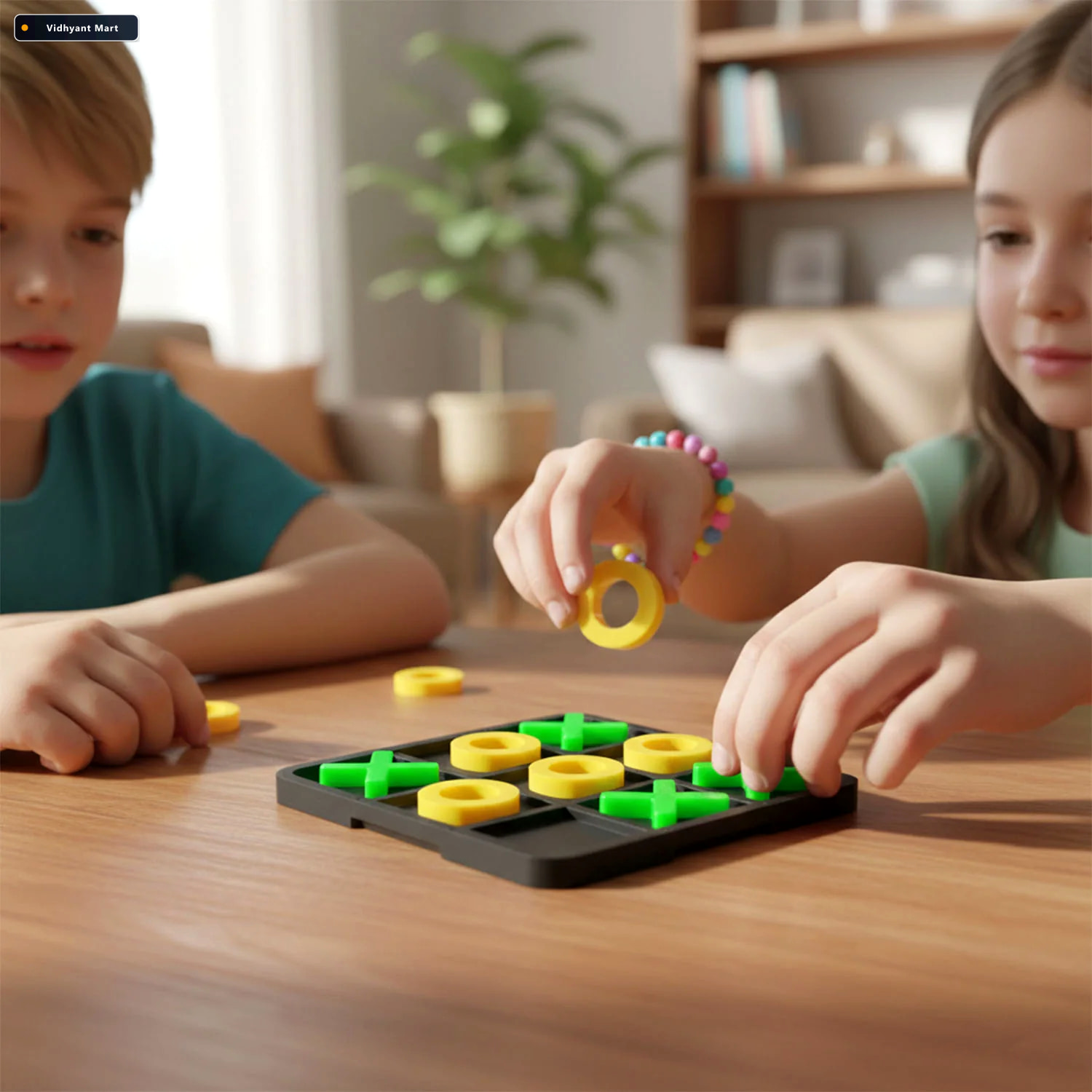 Vidhyant Mart Classic Tic Tac Toe Board Game Fun Educational Set 3