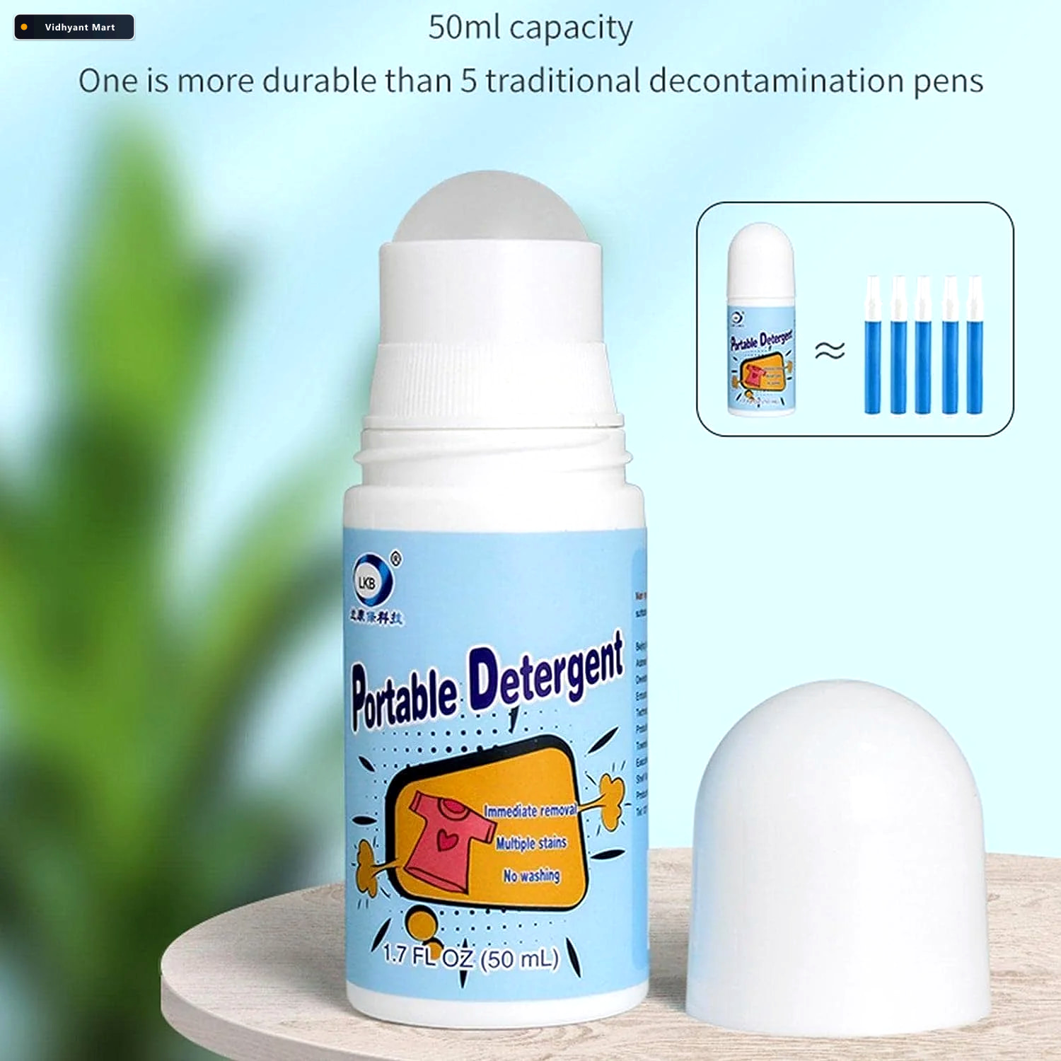 Vidhyant Mart Clothes Stain Remover Roller Travel Friendly 50ml 4