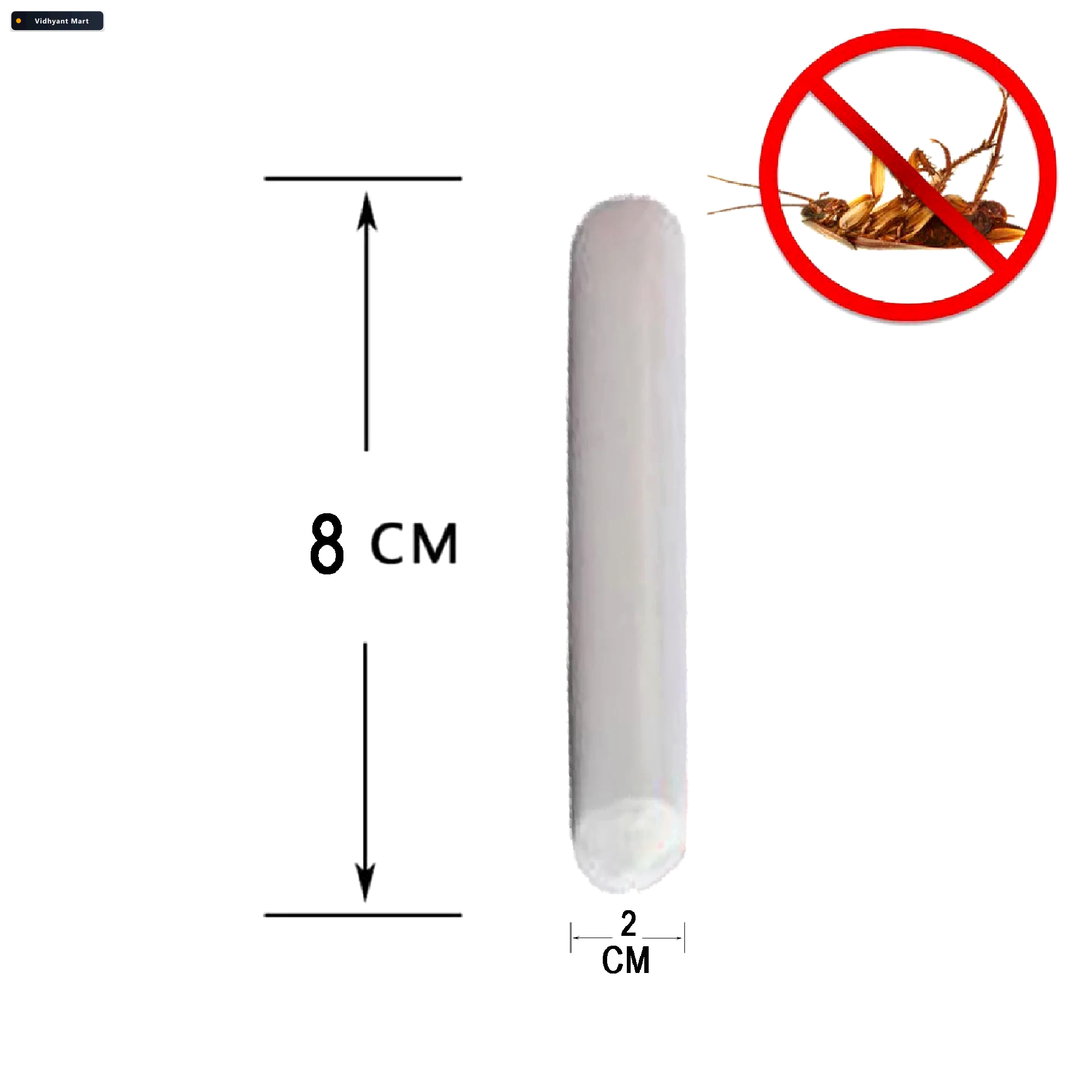 Vidhyant Mart Cockroach Chalk Powerful Pest Control Solution 12 4
