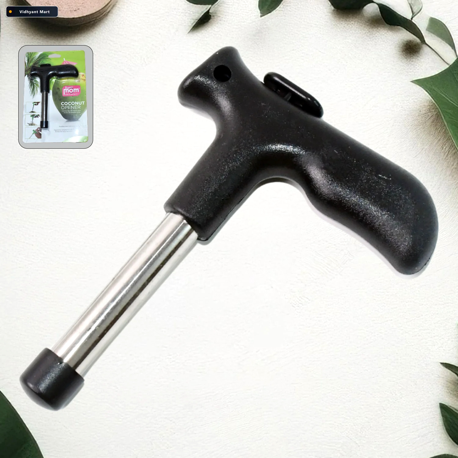 Vidhyant Mart Coconut Opener Tool Ergonomic Handle For Safe Coco 1