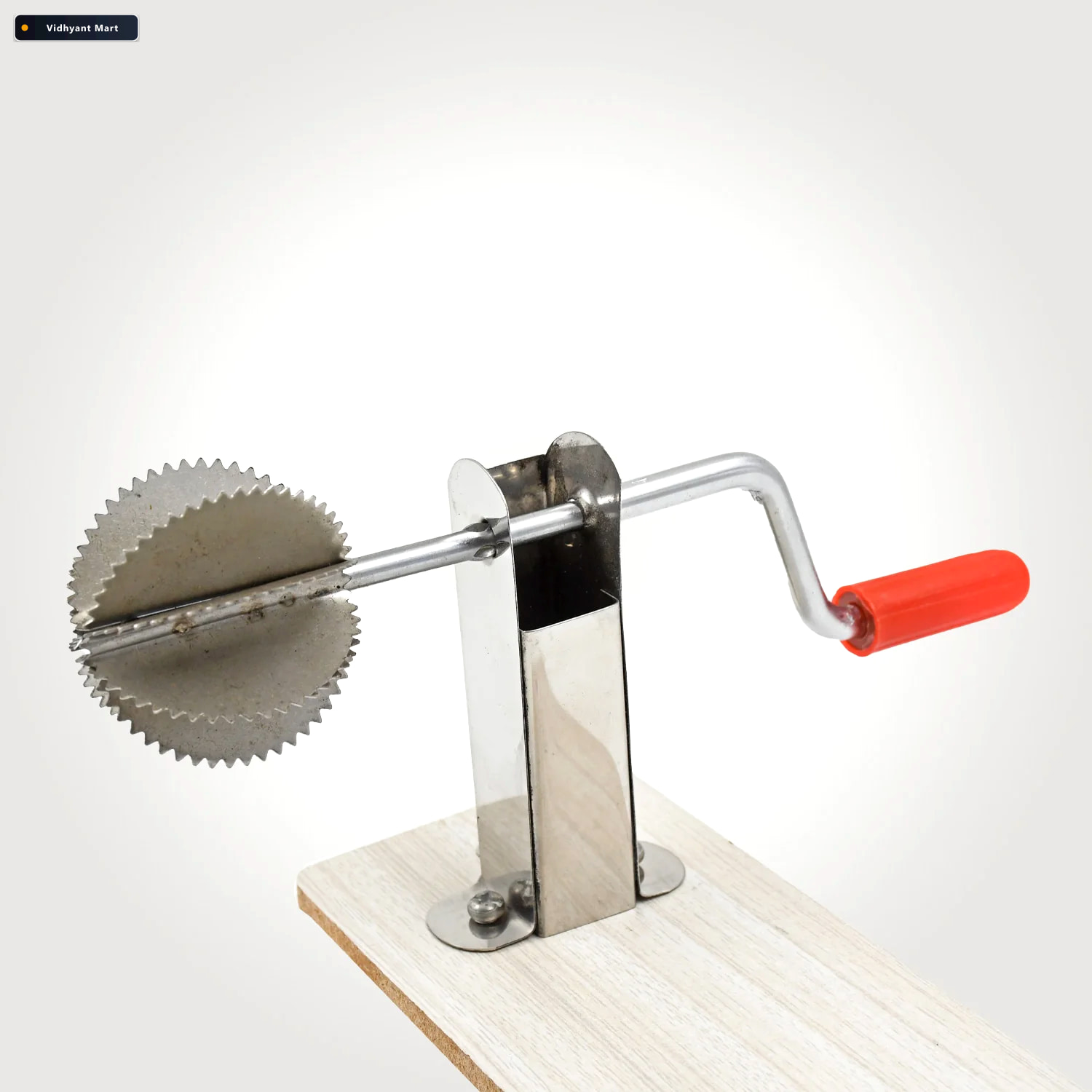 Vidhyant Mart Coconut Scraper With Wooden Base Safe Durable Quic 3