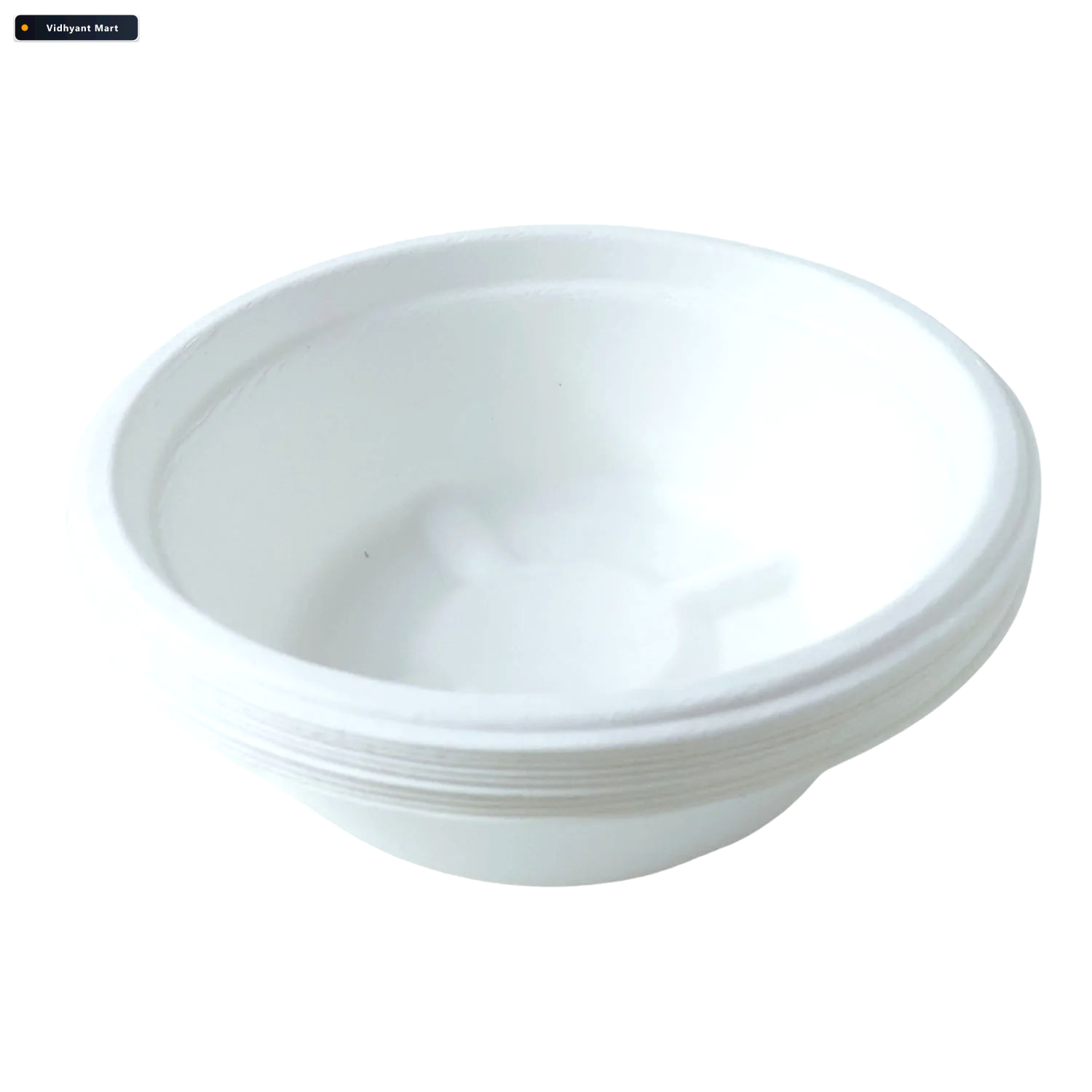 Vidhyant Mart Compostable Bagasse Bowl 240ml Eco Friendly 10 Pc 4