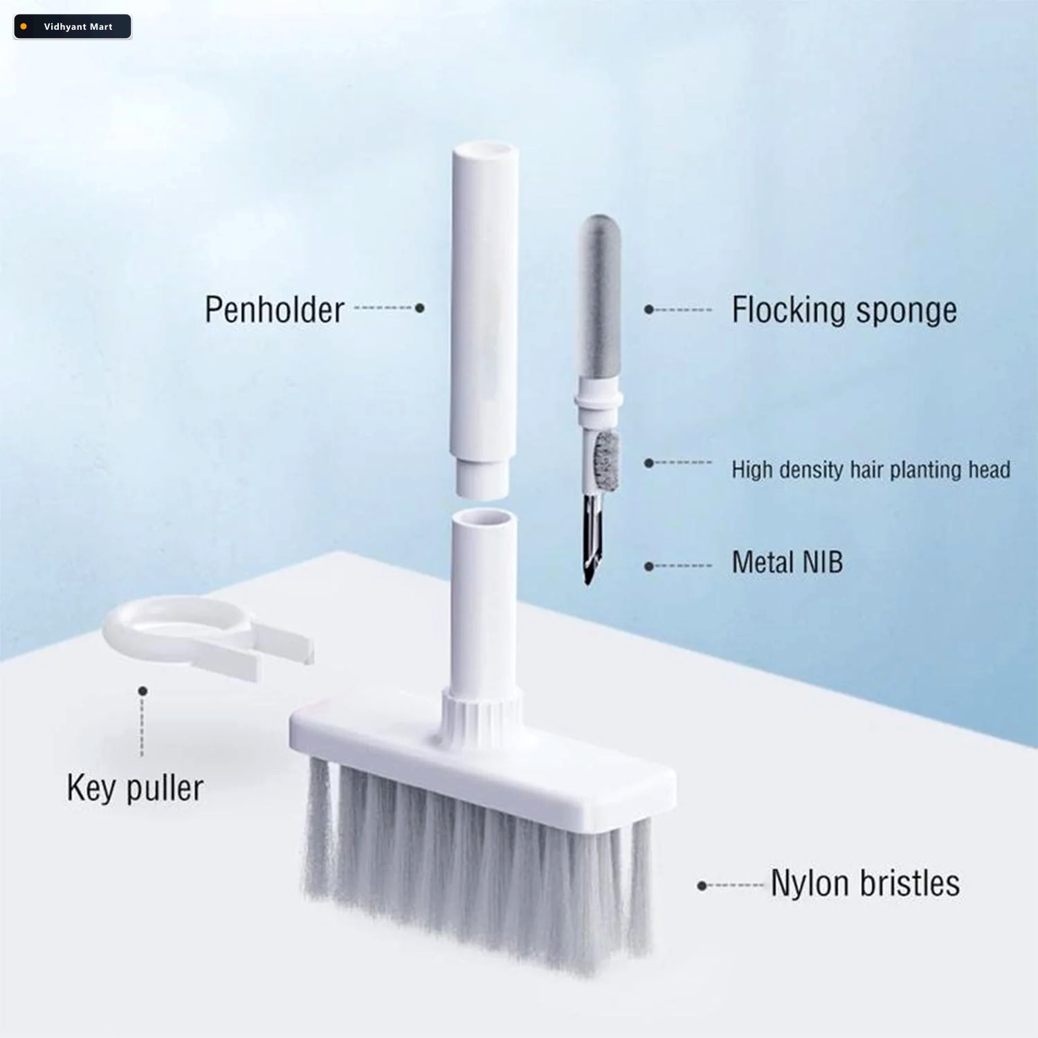 Vidhyant Mart Computer Cleaning Kit 5 In 1 Multi Function Pc Key 2