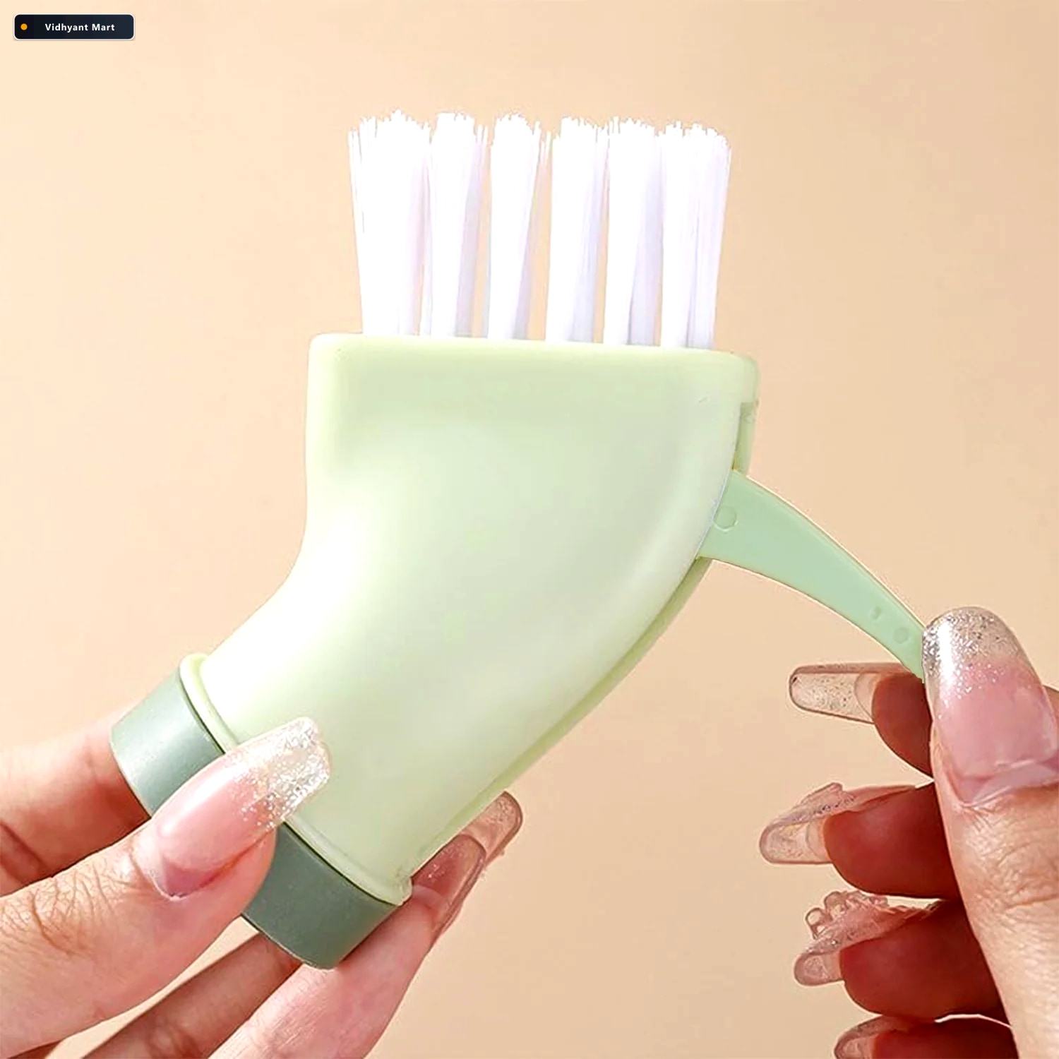 Vidhyant Mart Connectable Cleaning Brush Built In Scraper For Na 2