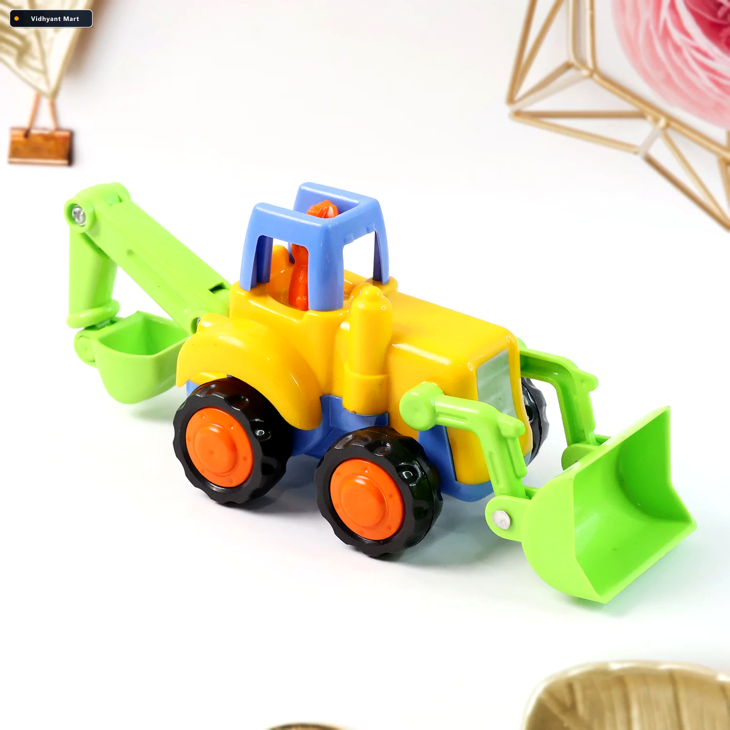 Vidhyant Mart Construction Vehicle Toy Set 4 Piece Durable Mini 1