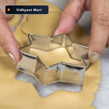 Vidhyant Mart Cookie Cutter Set 12 Pcs Stainless Steel Shapes Ba 2