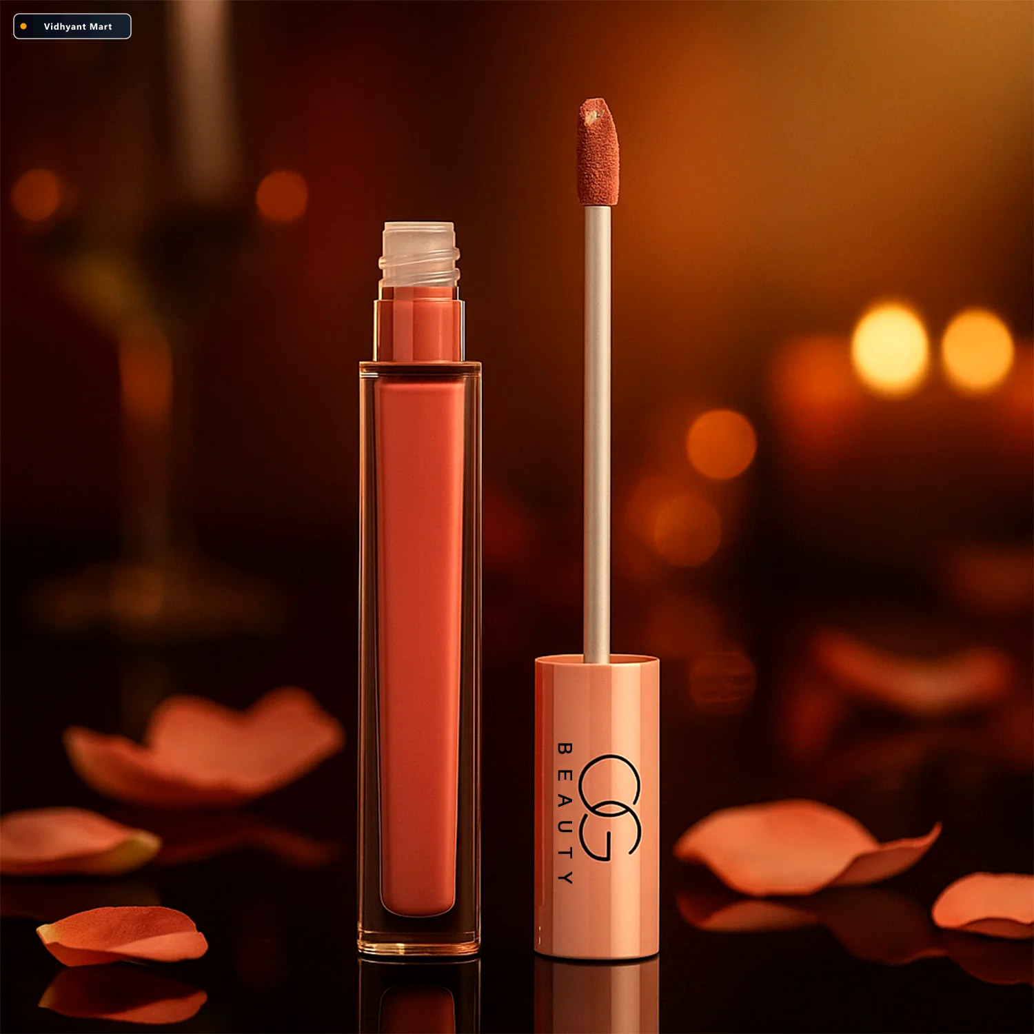 Vidhyant Mart Coral Charm Liquid Lipstick Moisture Lock Matte Fi 1