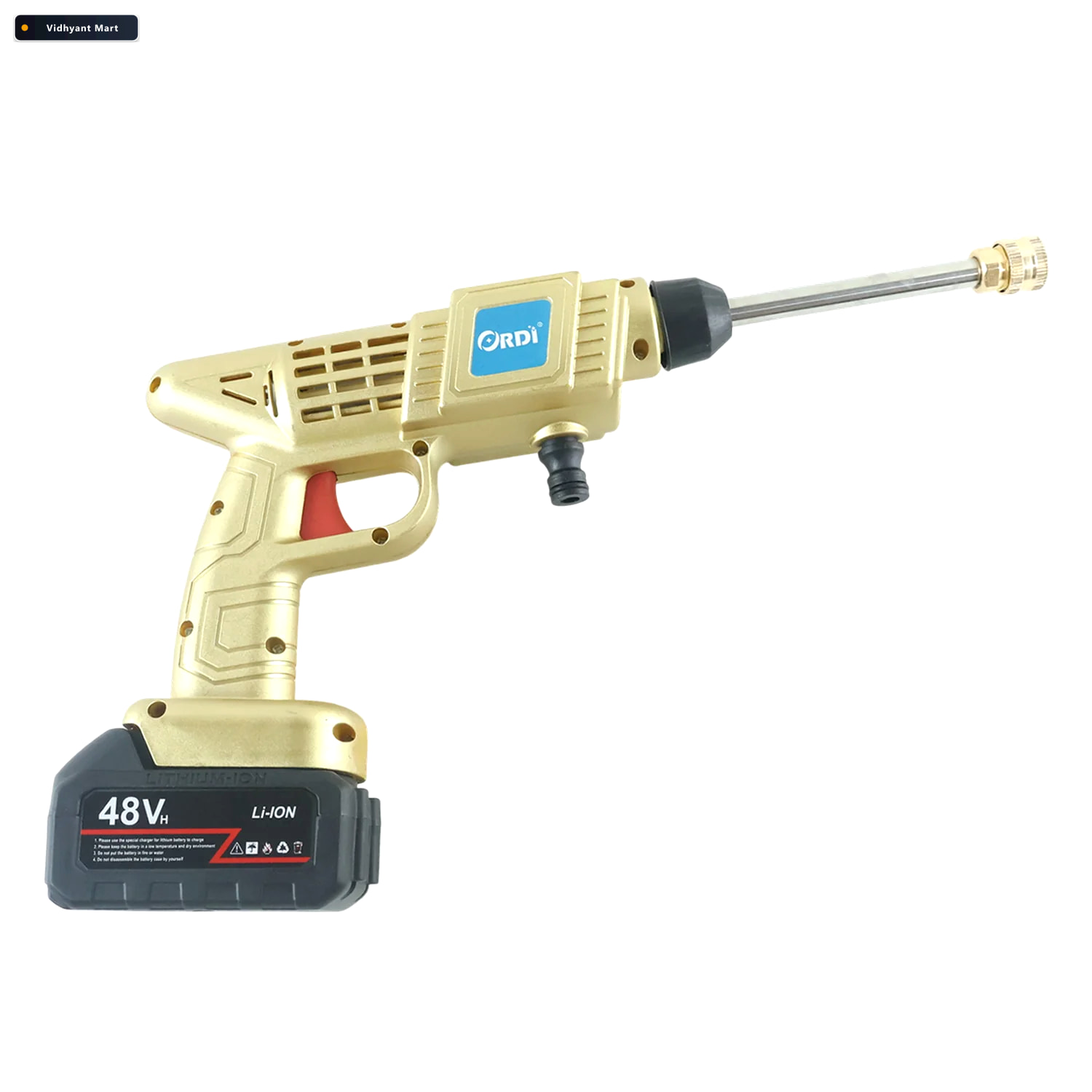 Vidhyant Mart Cordless High Pressure Car Washer Gun Kit With 2 B 2
