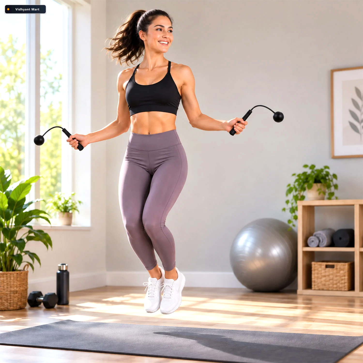Vidhyant Mart Cordless Skipping Wrist Ball For Sports Training C 1