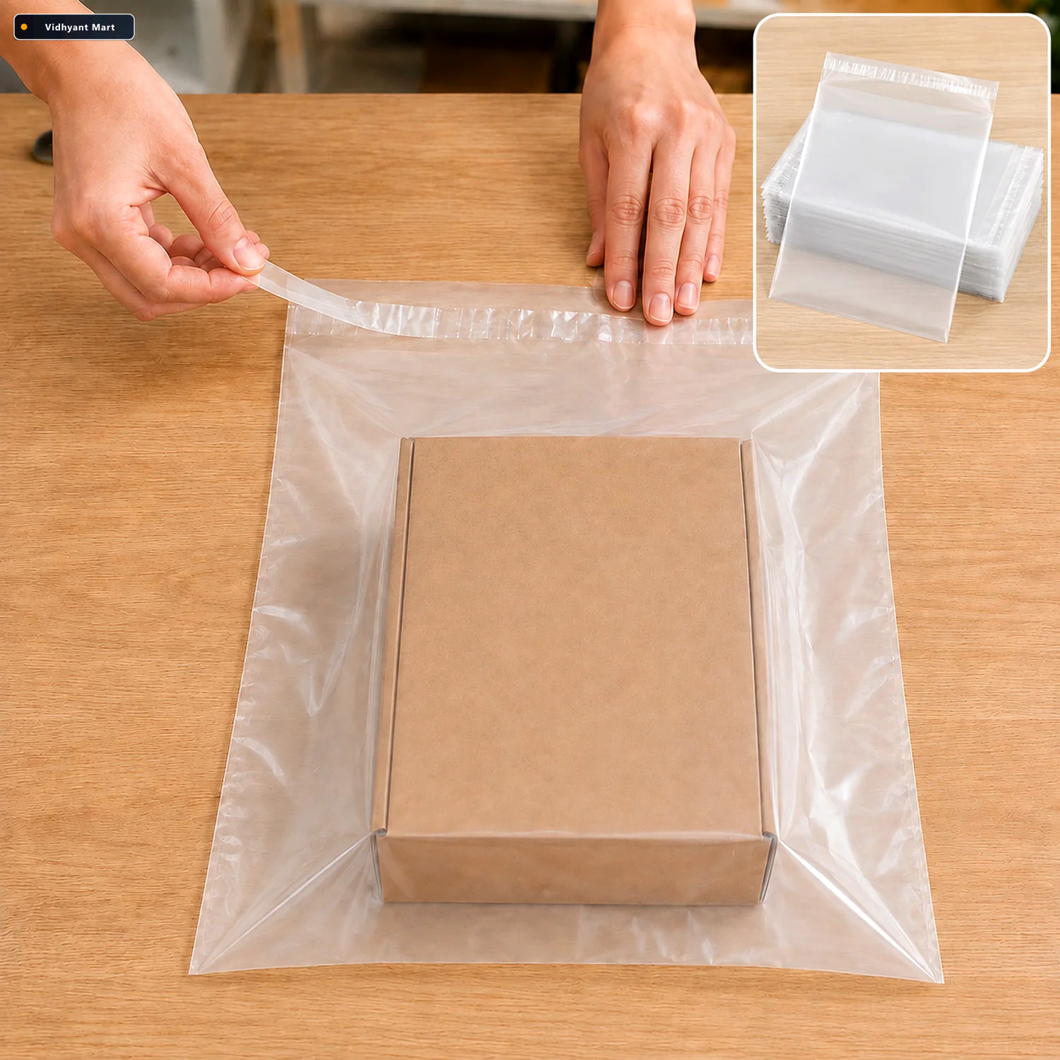 Vidhyant Mart Courier Polybags 12x14 Inch Secure Self Adhesive S 1