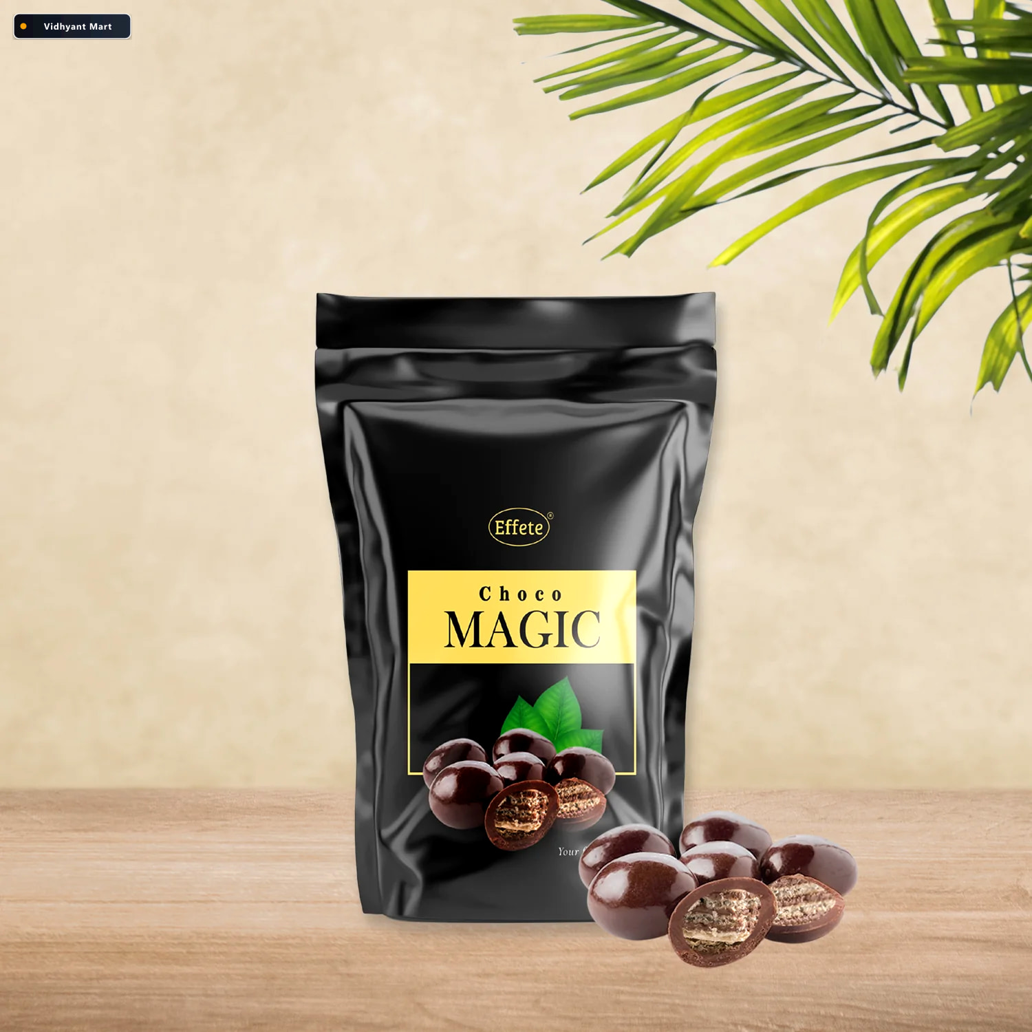 Vidhyant Mart Crunchy Chocolate Bites Delightful 40g Snack Pack 1