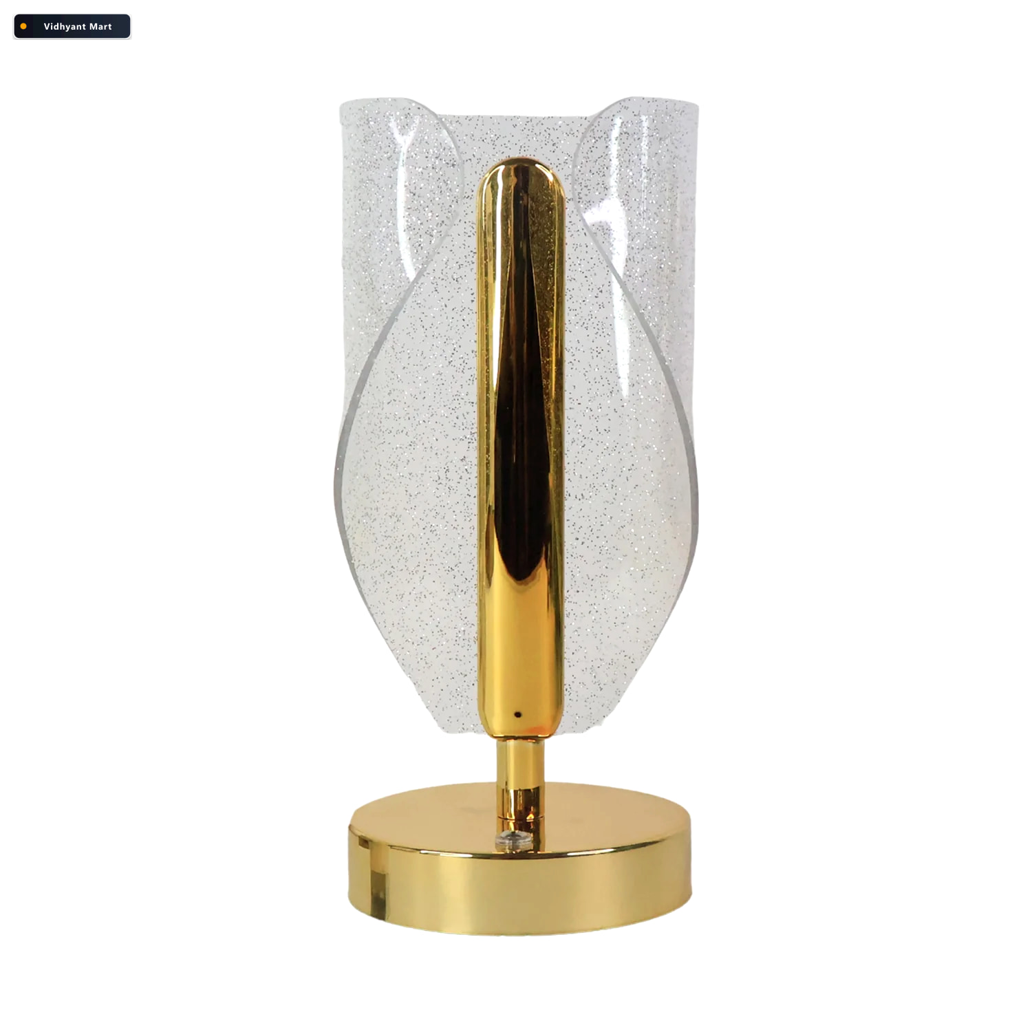 Vidhyant Mart Crystal Table Lamp Luxury Led With Usb Charging 4