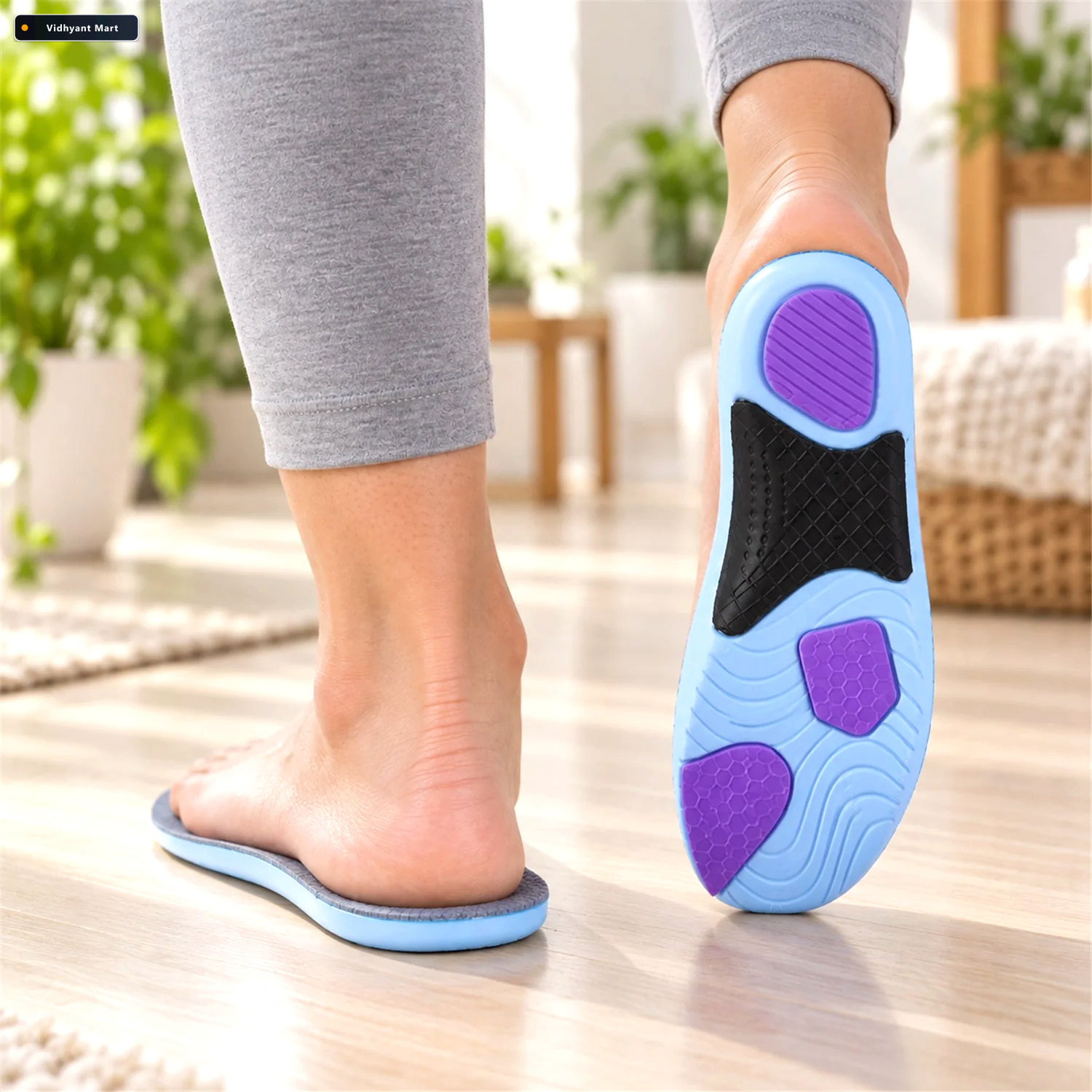 Vidhyant Mart Cushioned Arch Support Shoe Insoles Size 4546 1