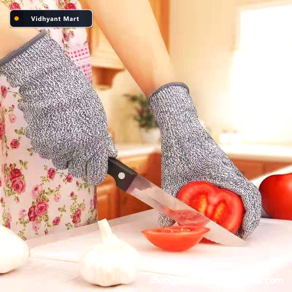 Vidhyant Mart Cut Resistant Gloves Hand Safety Protection Grow W 1