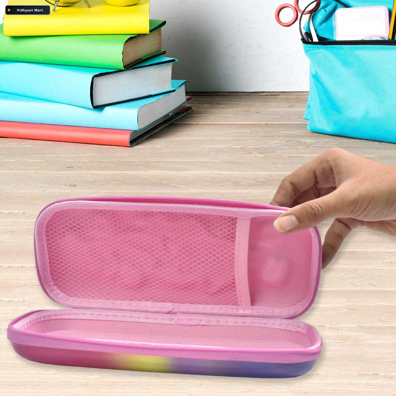 Vidhyant Mart Cute Cartoon Pencil Case Durable Hard Shell With Z 4