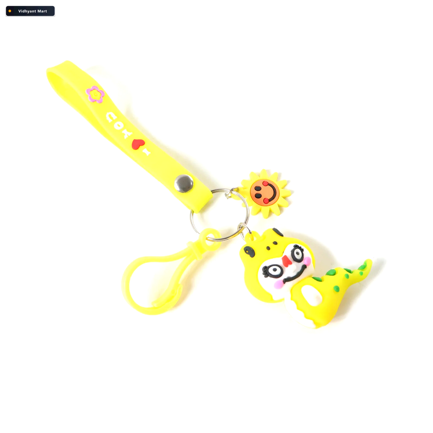 Vidhyant Mart Cute Dinosaur Keychain Playful Accessory For Bags 3