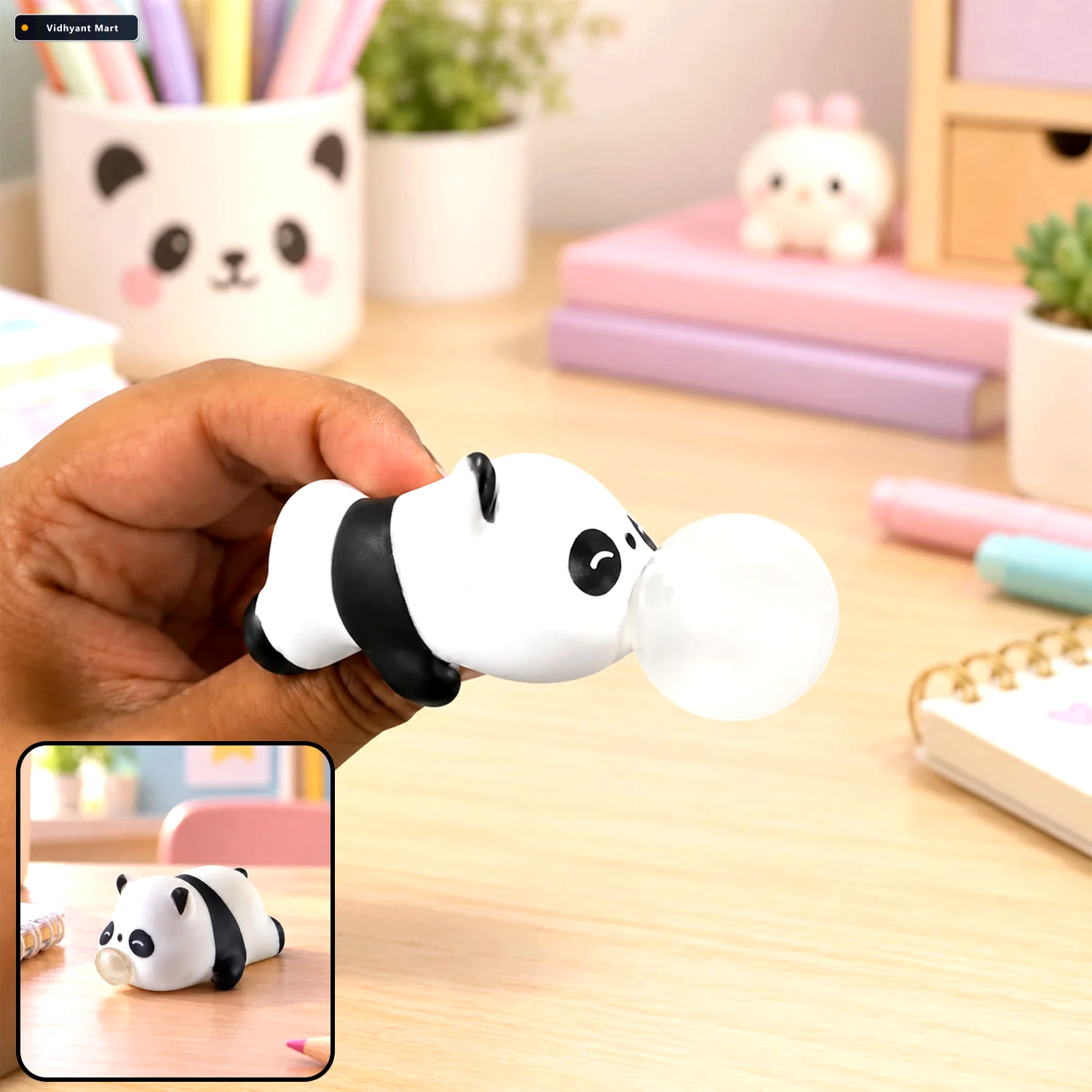 Vidhyant Mart Cute Panda Bubble Squishy Toy With Squeeze And Rel 1