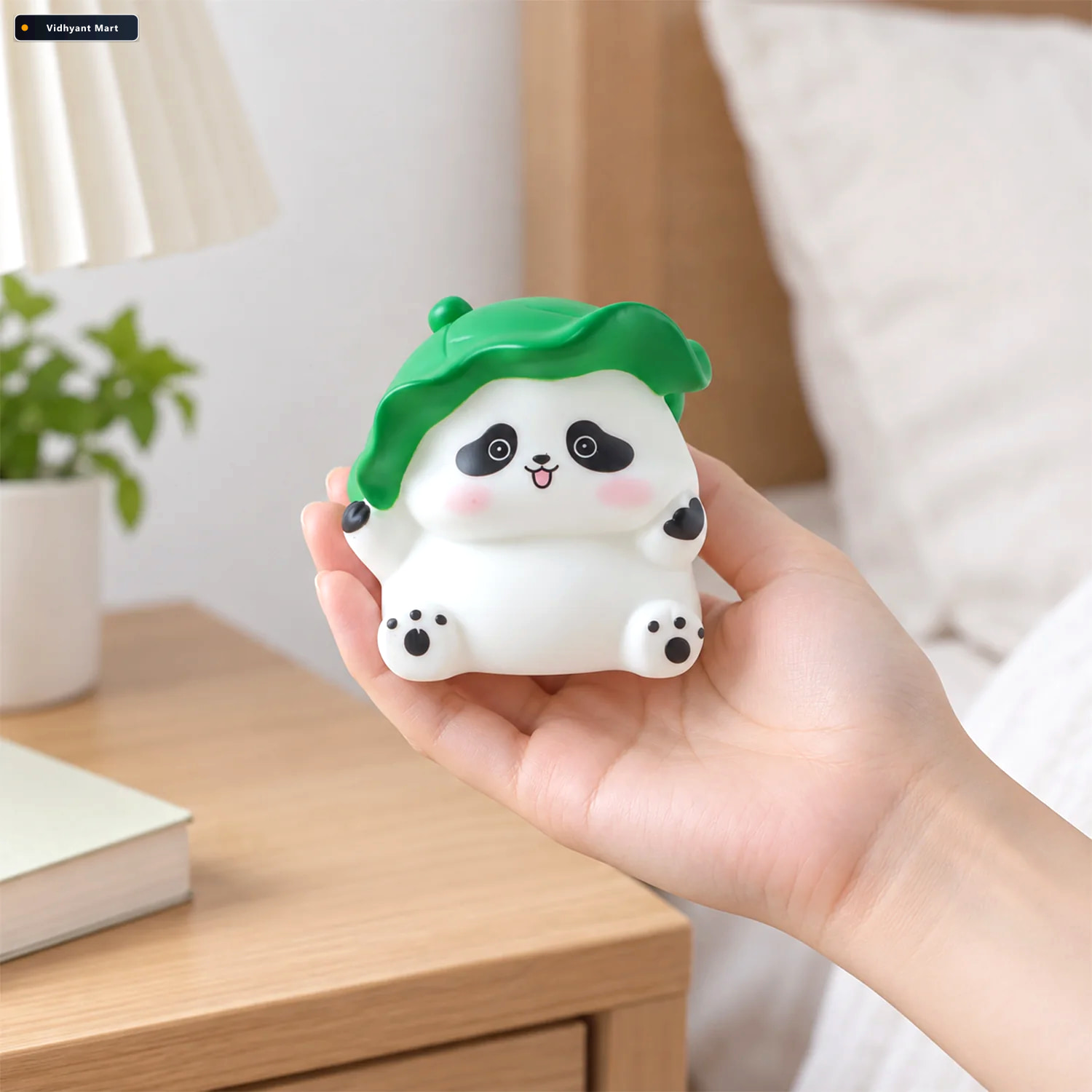 Vidhyant Mart Cute Panda Led Night Lamp With Soft Warm Glow For 2