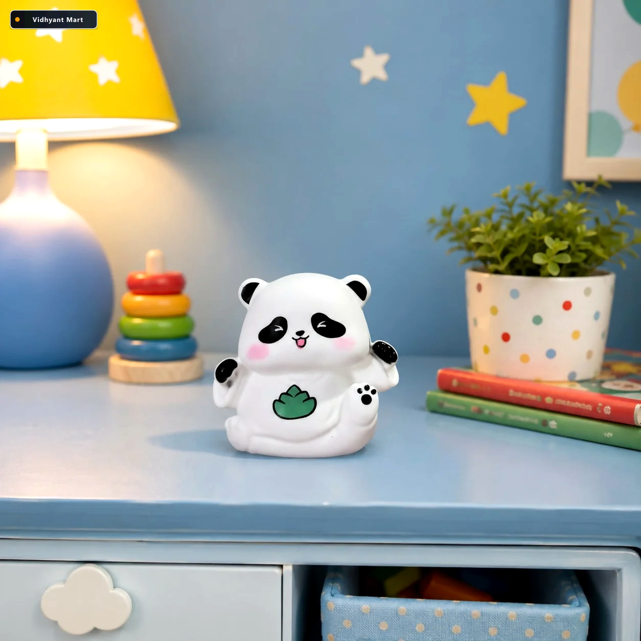 Vidhyant Mart Cute Panda Showpiece Night Light For Kids Room Tab 1