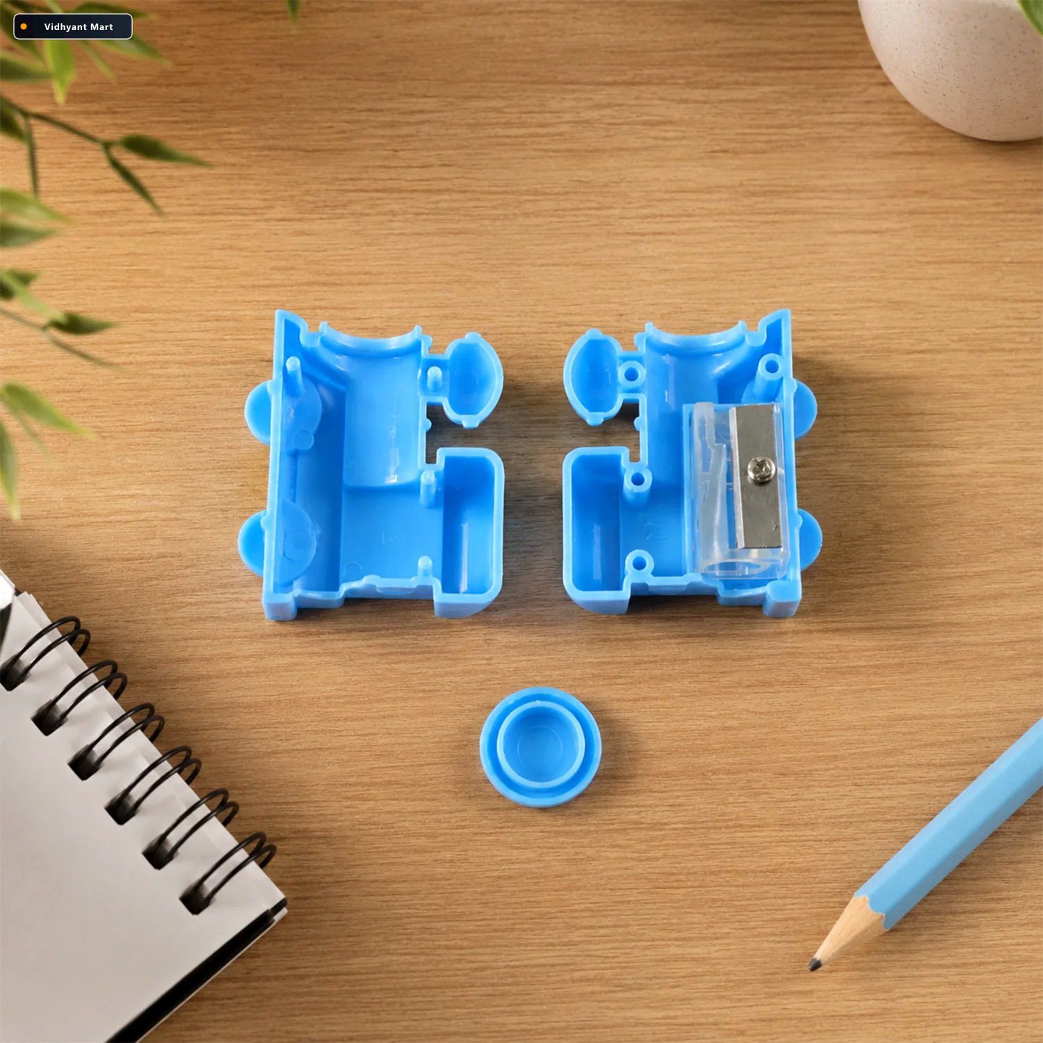 Vidhyant Mart Cute Train Shape Double Hole Pencil Sharpener For 2