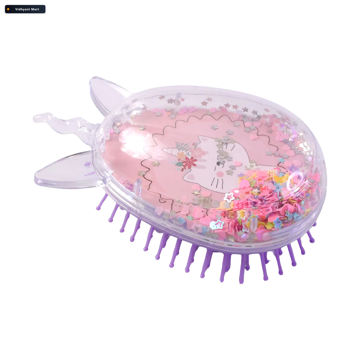 Vidhyant Mart Cute Unicorn Hair Comb Fun Detangling Stylish For 4