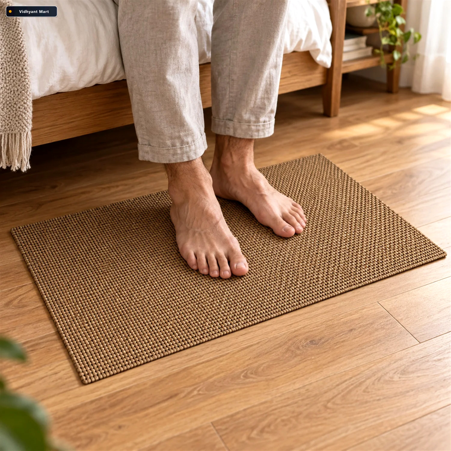 Vidhyant Mart Decorative Bathroom Floor Mat For Home Decor 1 Pc 3