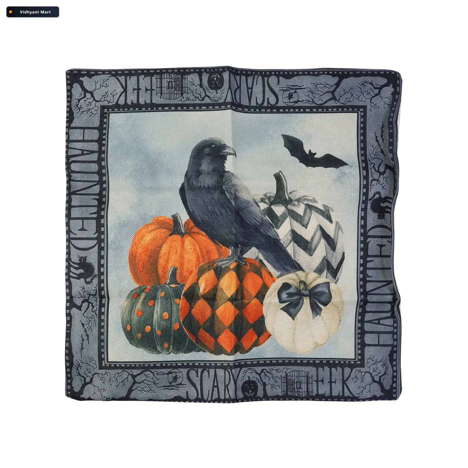 Vidhyant Mart Decorative Cushion Cover Stylish Zipper Closure Fo 4