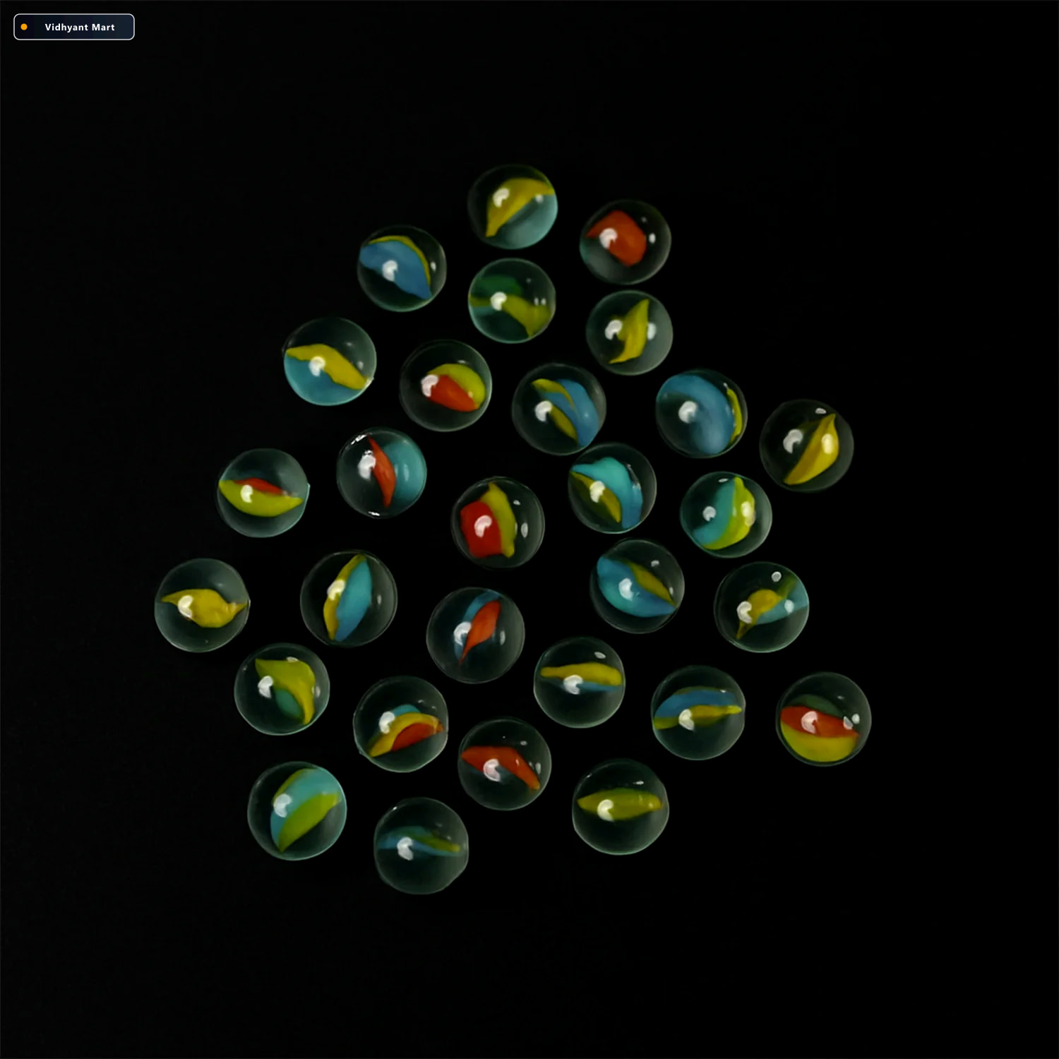 Vidhyant Mart Decorative Glass Marbles For Vase Filling Aquarium 2