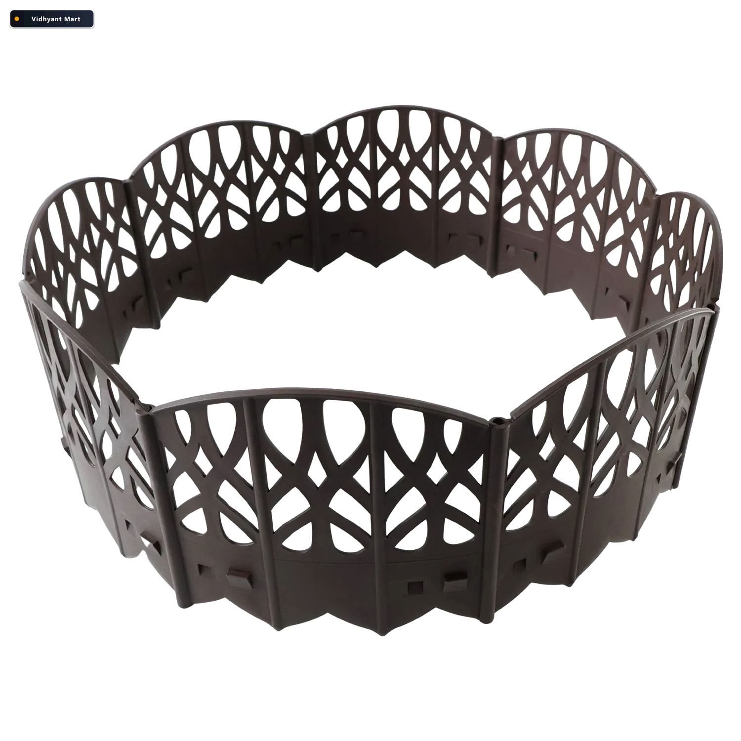 Vidhyant Mart Decorative Plastic Garden Fence Border Set For Law 4