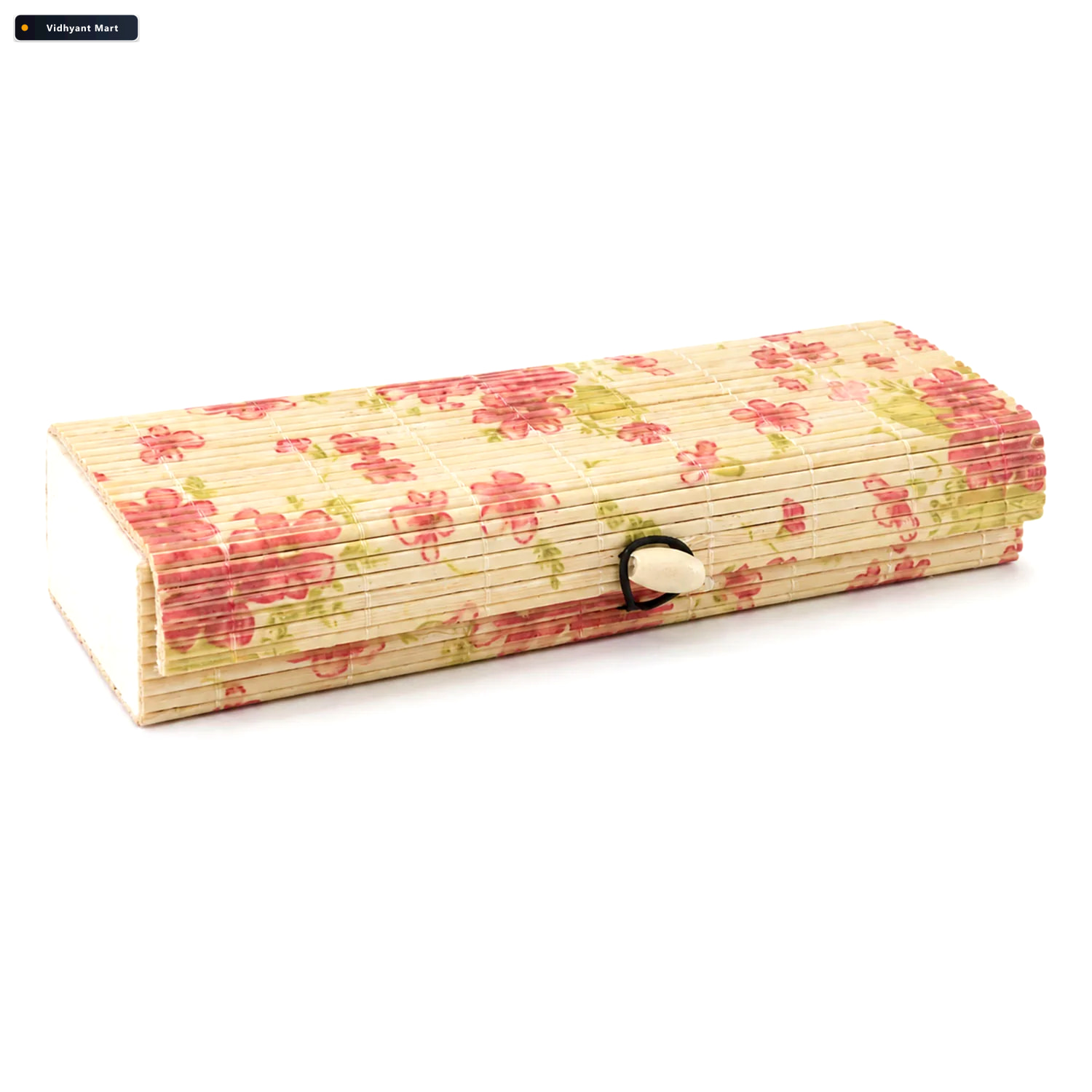 Vidhyant Mart Decorative Wooden Floral Empty Storage Box With Ro 4