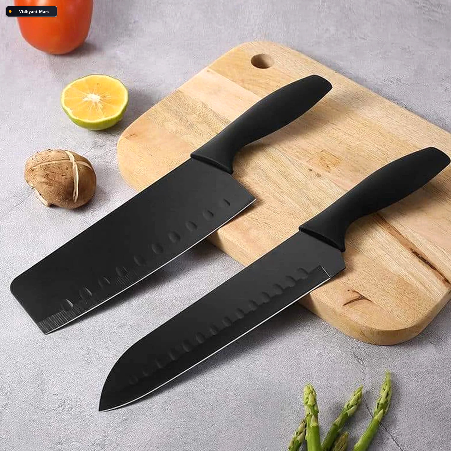 Vidhyant Mart Deodap 5 Piece Stainless Steel Kitchen Knife Set S 2