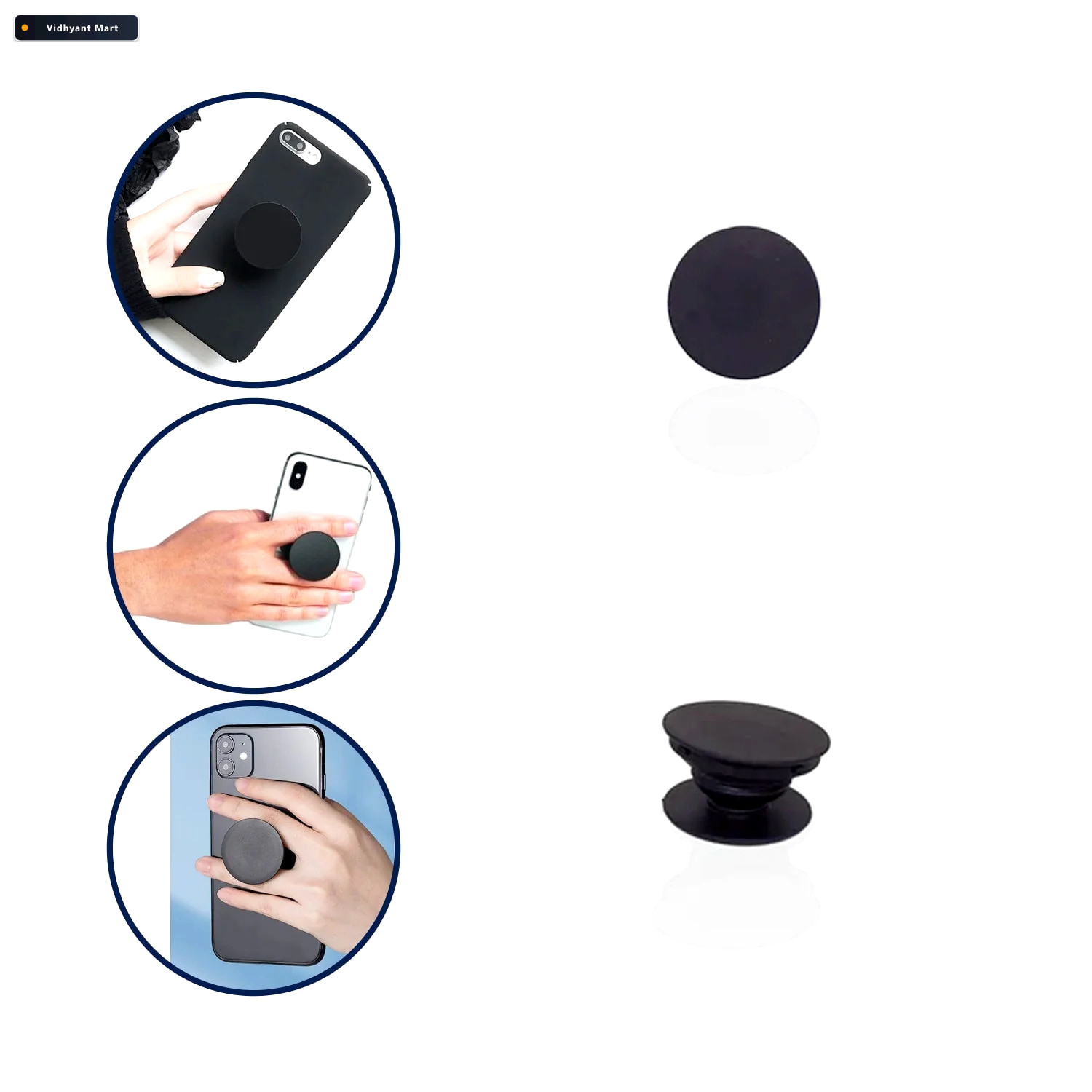 Vidhyant Mart Designer Mobile Holder Stylish Phone Grip For Secu 2