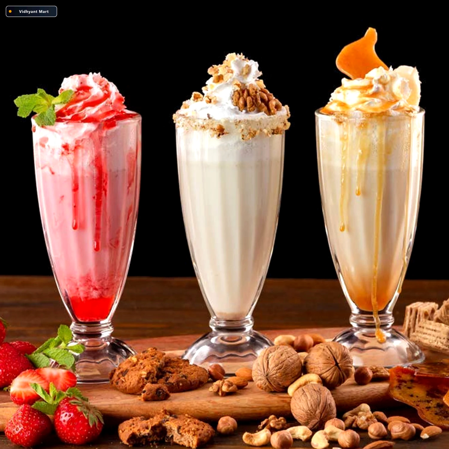 Vidhyant Mart Dessert Falooda Glasses Premium 400ml Set Of 6 2