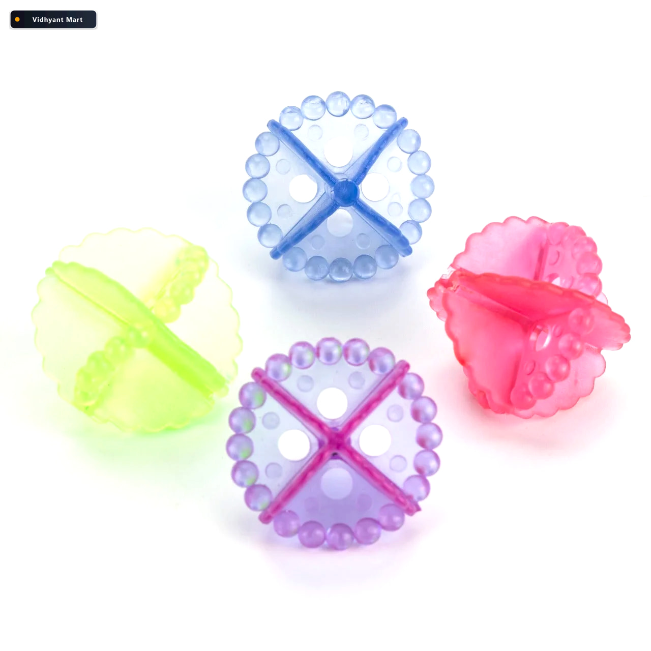 Vidhyant Mart Detergent Free Laundry Balls 4 Pcs For Eco Friendl 4